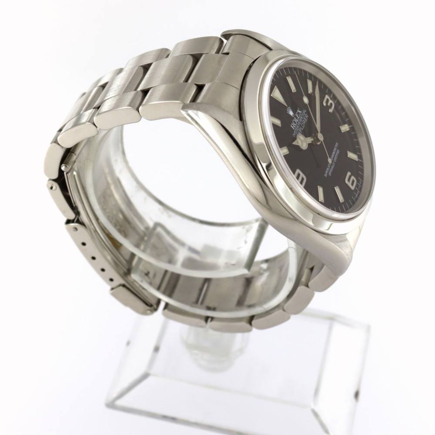 Rolex Explorer 14270 (1998) - Black dial 36 mm Steel case (3/6)