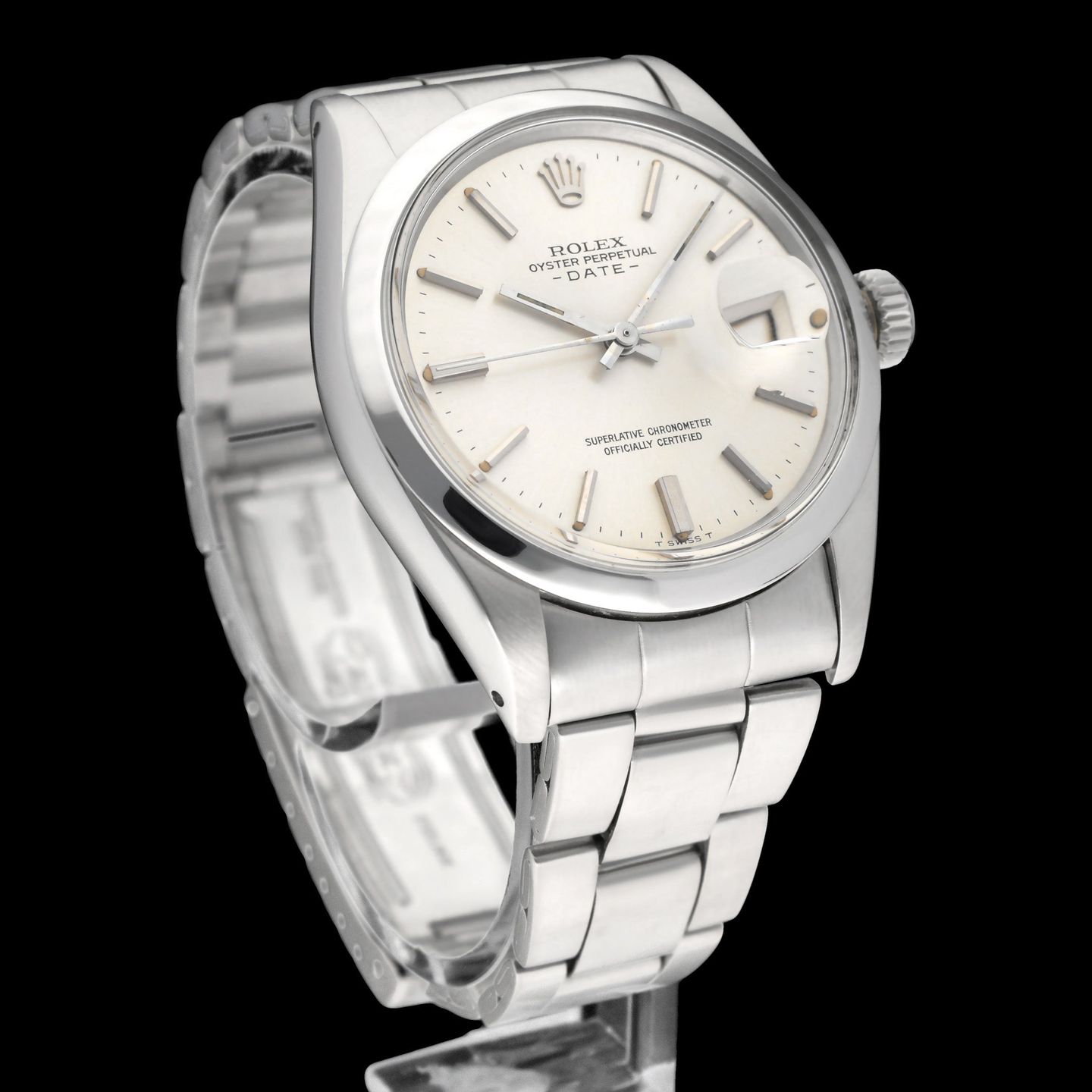 Rolex Oyster Perpetual Date 1500 (1973) - 34mm Staal (3/7)
