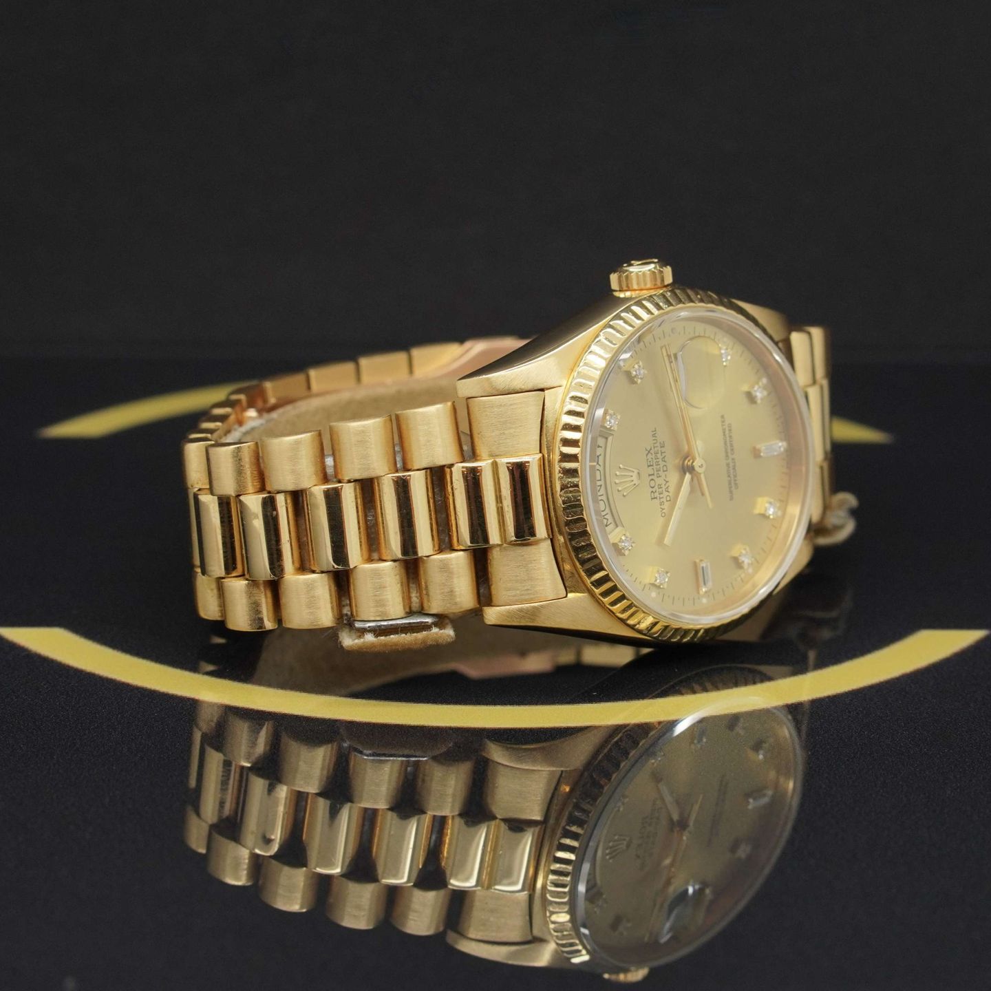 Rolex Day-Date 36 18238 (1990) - Gold dial 36 mm Yellow Gold case (5/7)