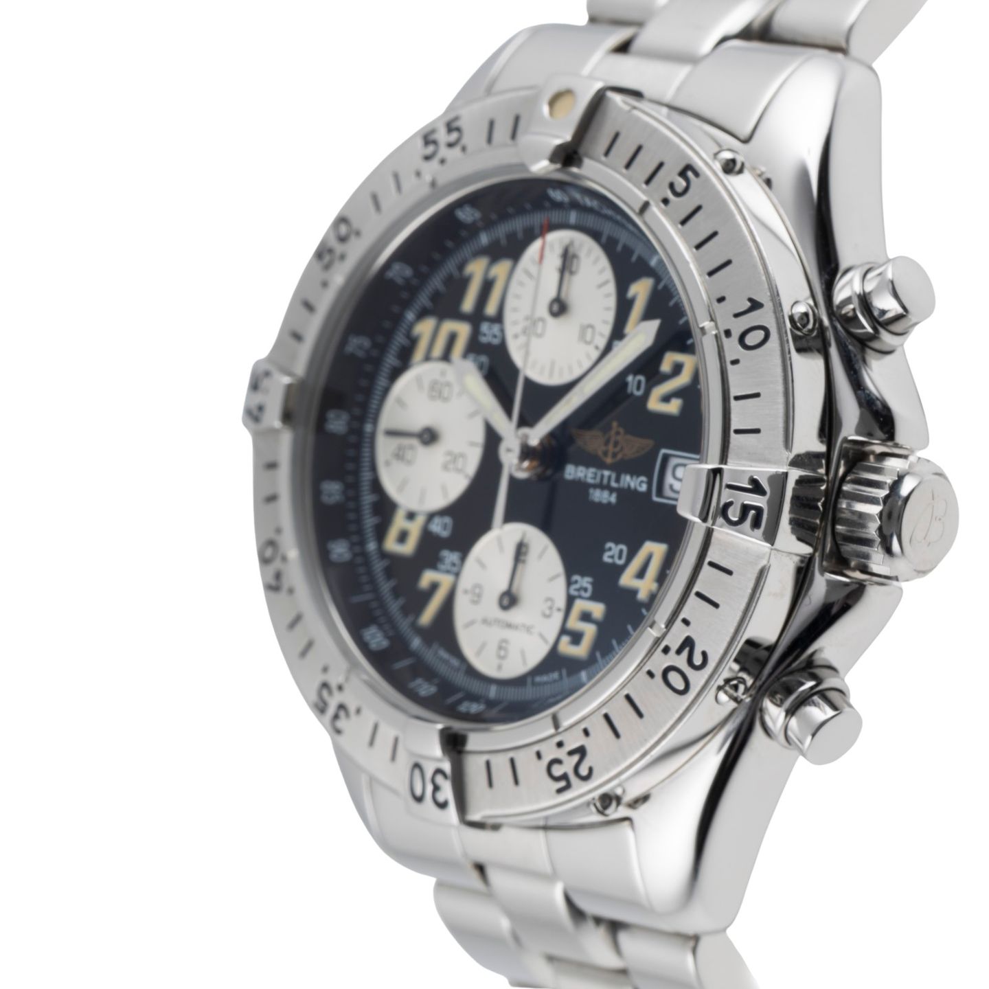 Breitling Colt Chronograph A1303511/B417 (Onbekend (willekeurig serienummer)) - Zwart wijzerplaat 38mm Staal (6/8)