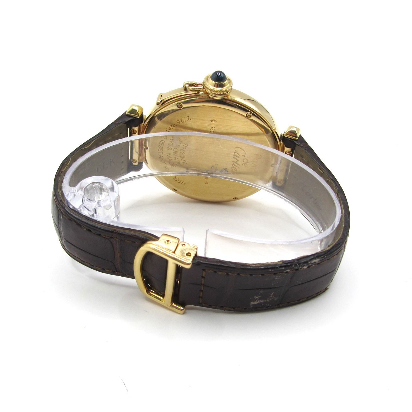 Cartier Pasha 2726 (Unknown (random serial)) - Silver dial 42 mm Yellow Gold case (3/5)