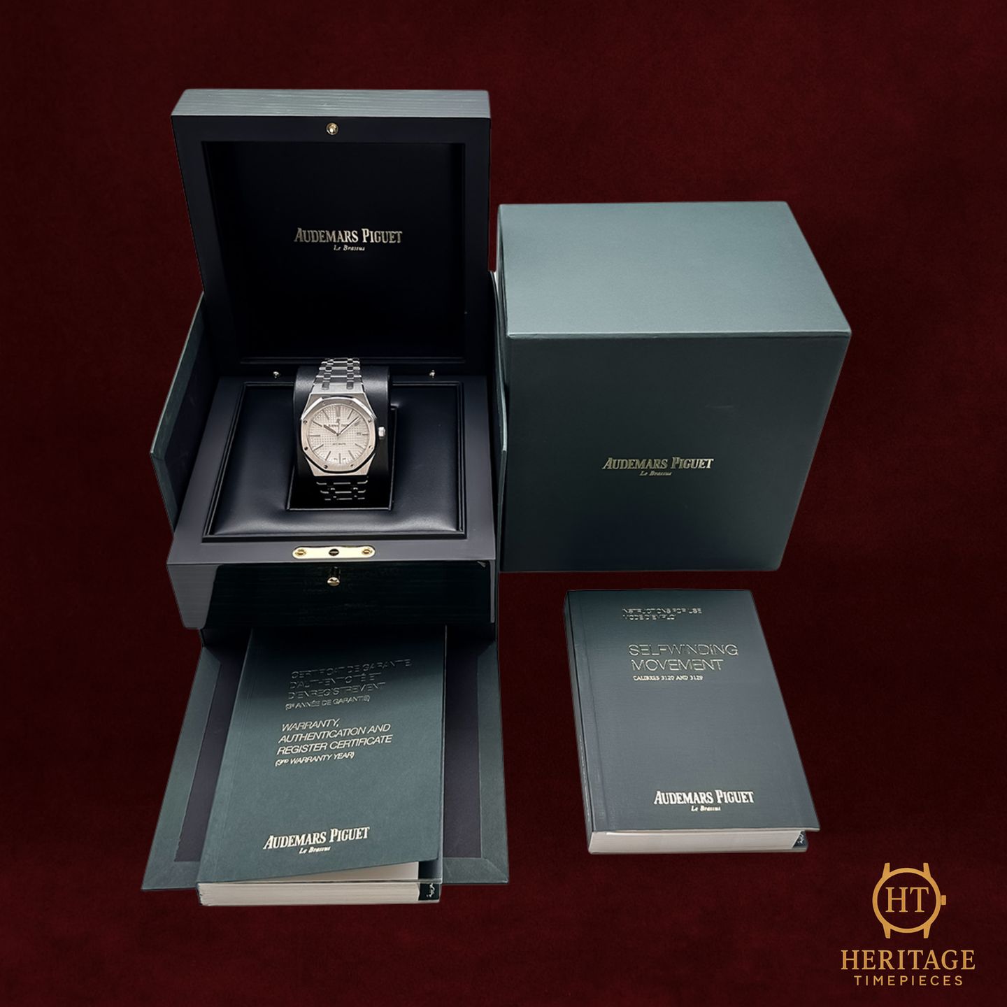 Audemars Piguet Royal Oak Selfwinding 15400ST.OO.1220ST.02 (2016) - Zilver wijzerplaat 41mm Staal (8/8)