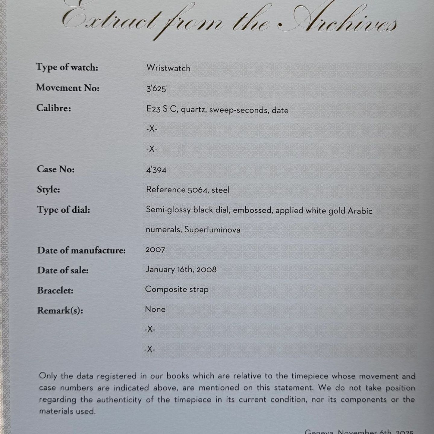 Patek Philippe Aquanaut 5064 (2007) - 37 mm Steel case (7/7)