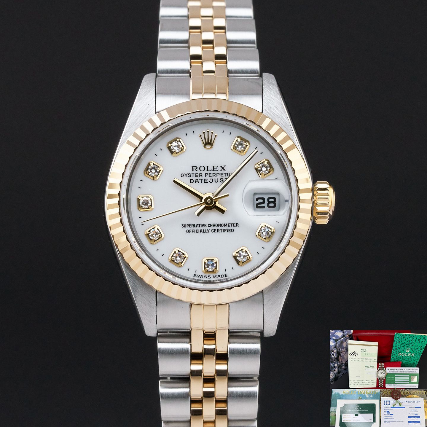 Rolex Lady-Datejust 69173 (1997) - 26 mm Gold/Steel case (1/8)
