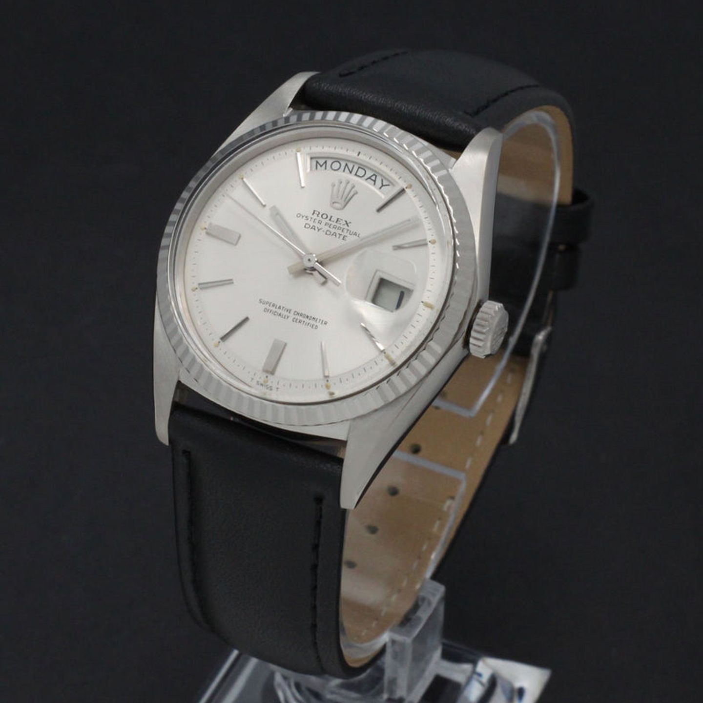Rolex Day-Date 1803 (1967) - Silver dial 36 mm White Gold case (4/7)