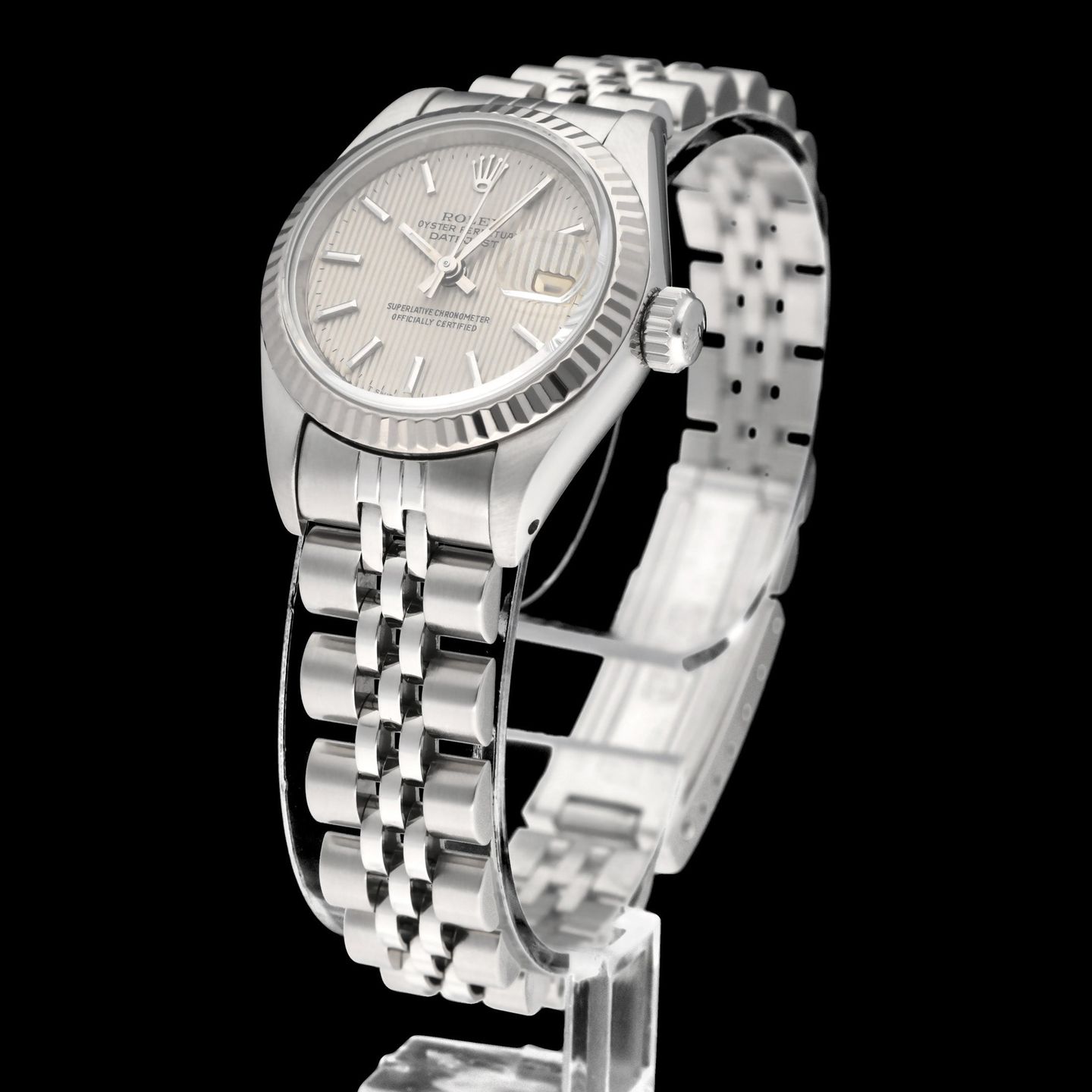 Rolex Lady-Datejust 69174 (1990) - 26 mm Steel case (5/8)