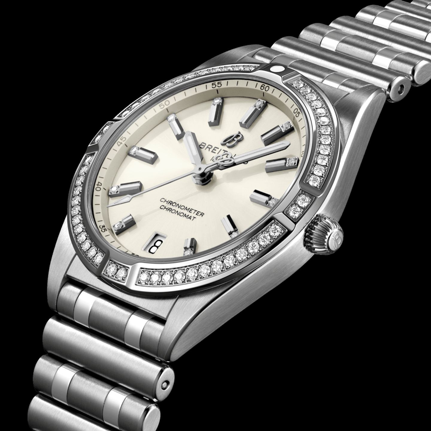 Breitling Chronomat A77310591A1A1 (2024) - Wit wijzerplaat 32mm Staal (2/5)