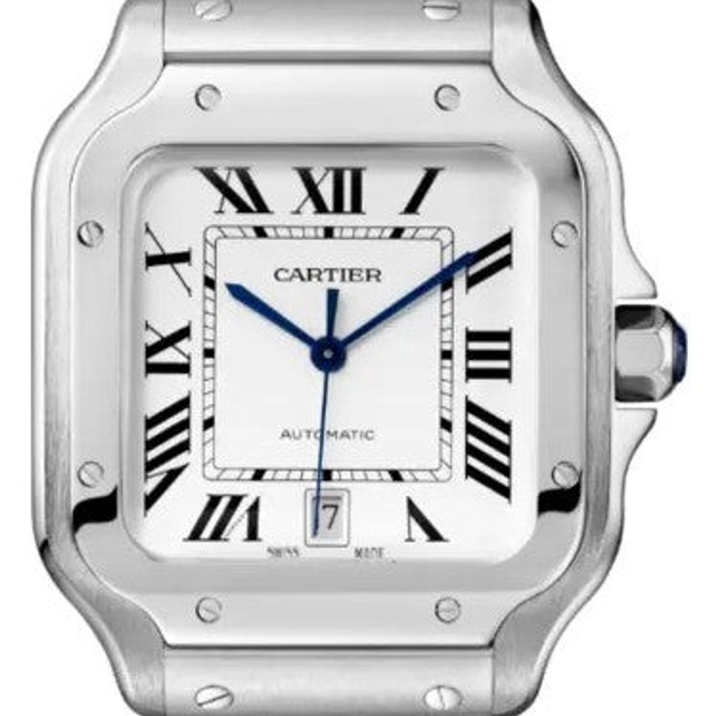 Cartier Santos WSSA0018 (2026) - Zilver wijzerplaat 40mm Staal (1/1)