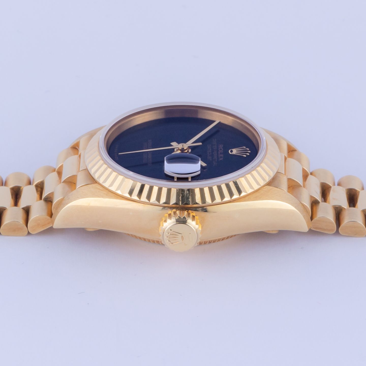 Rolex Lady-Datejust 69178 (1990) - Zwart wijzerplaat 26mm Geelgoud (6/8)