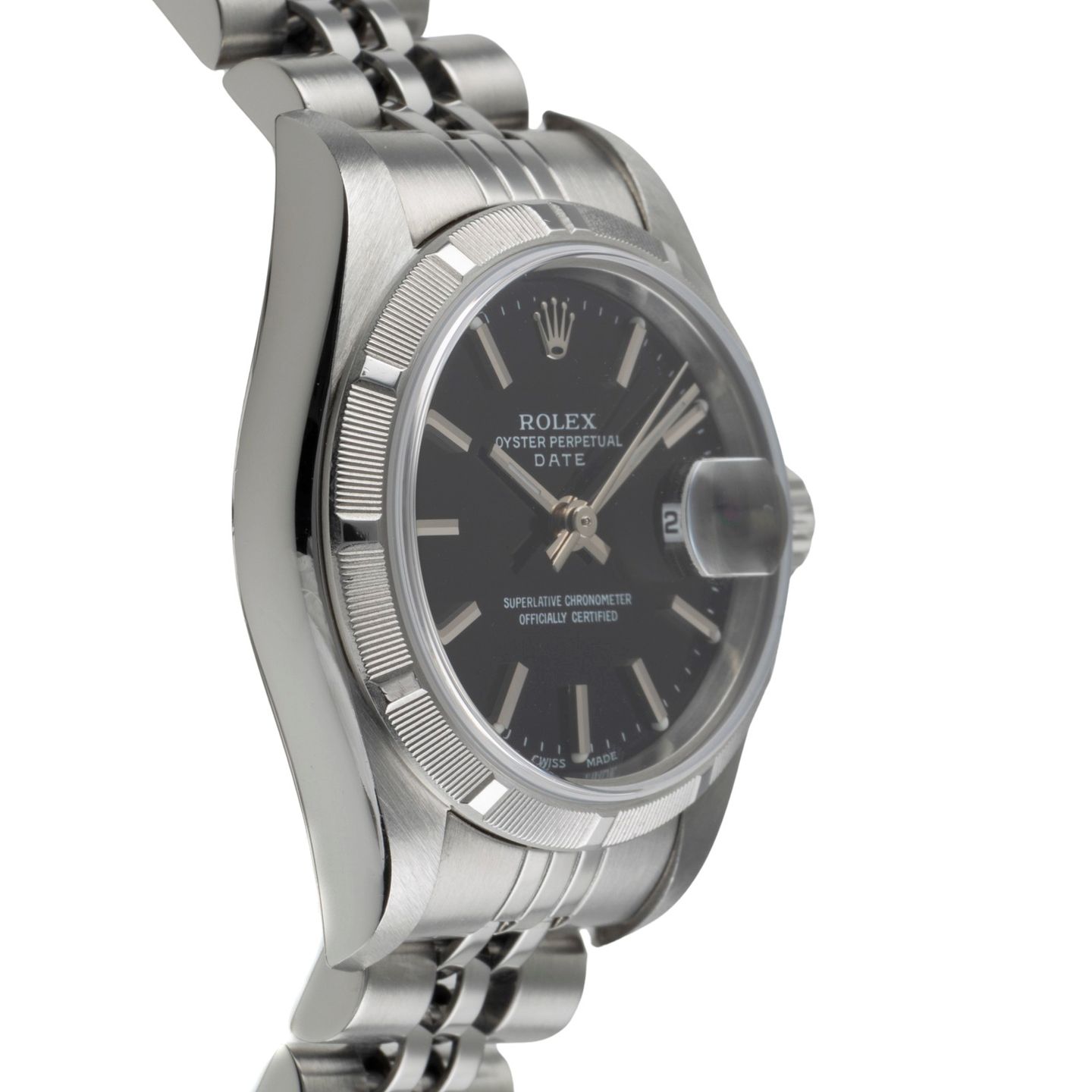 Rolex Oyster Perpetual Lady Date 79190 (Onbekend (willekeurig serienummer)) - 26mm Staal (7/8)