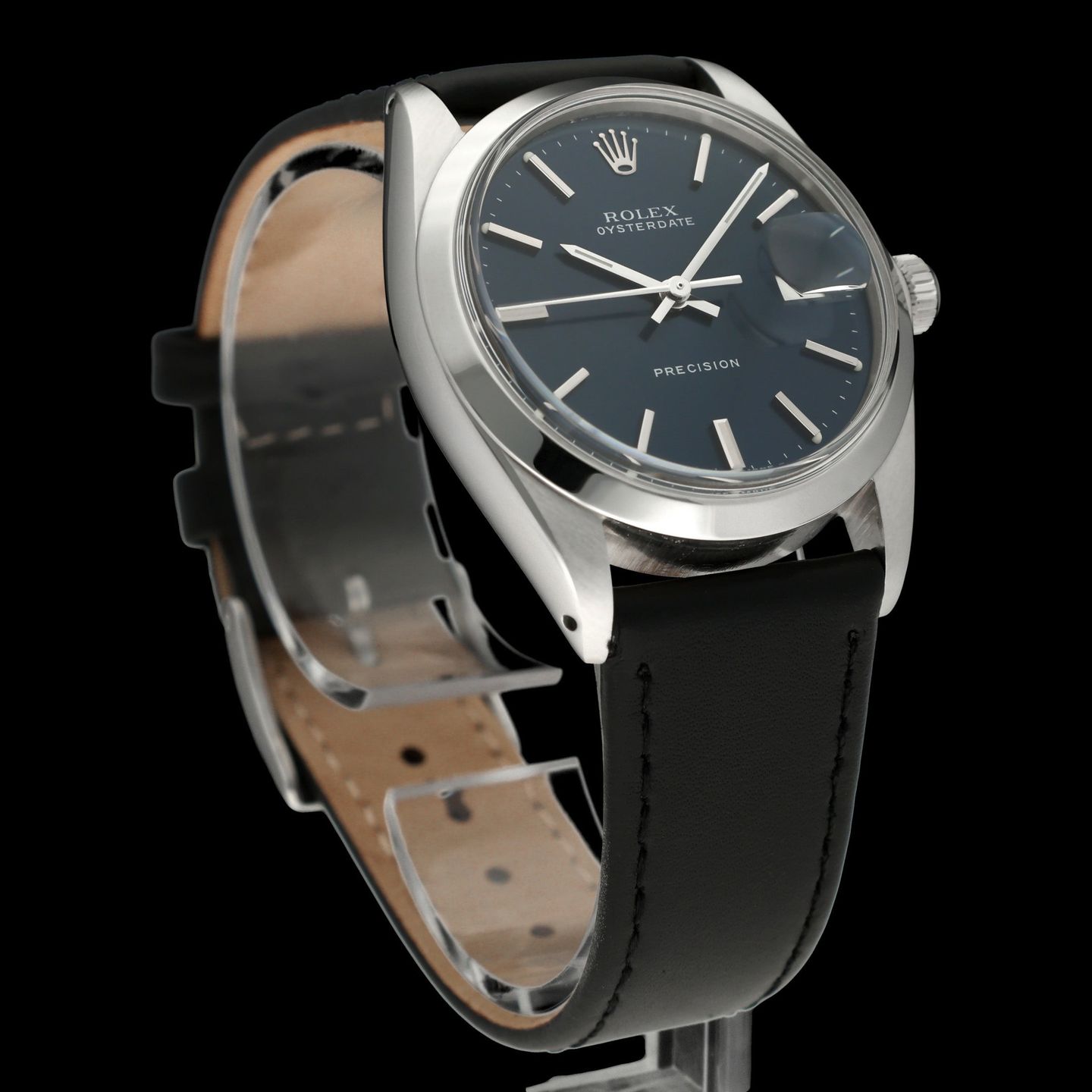 Rolex Oyster Precision 6694 (1969) - Blue dial 34 mm Steel case (5/7)