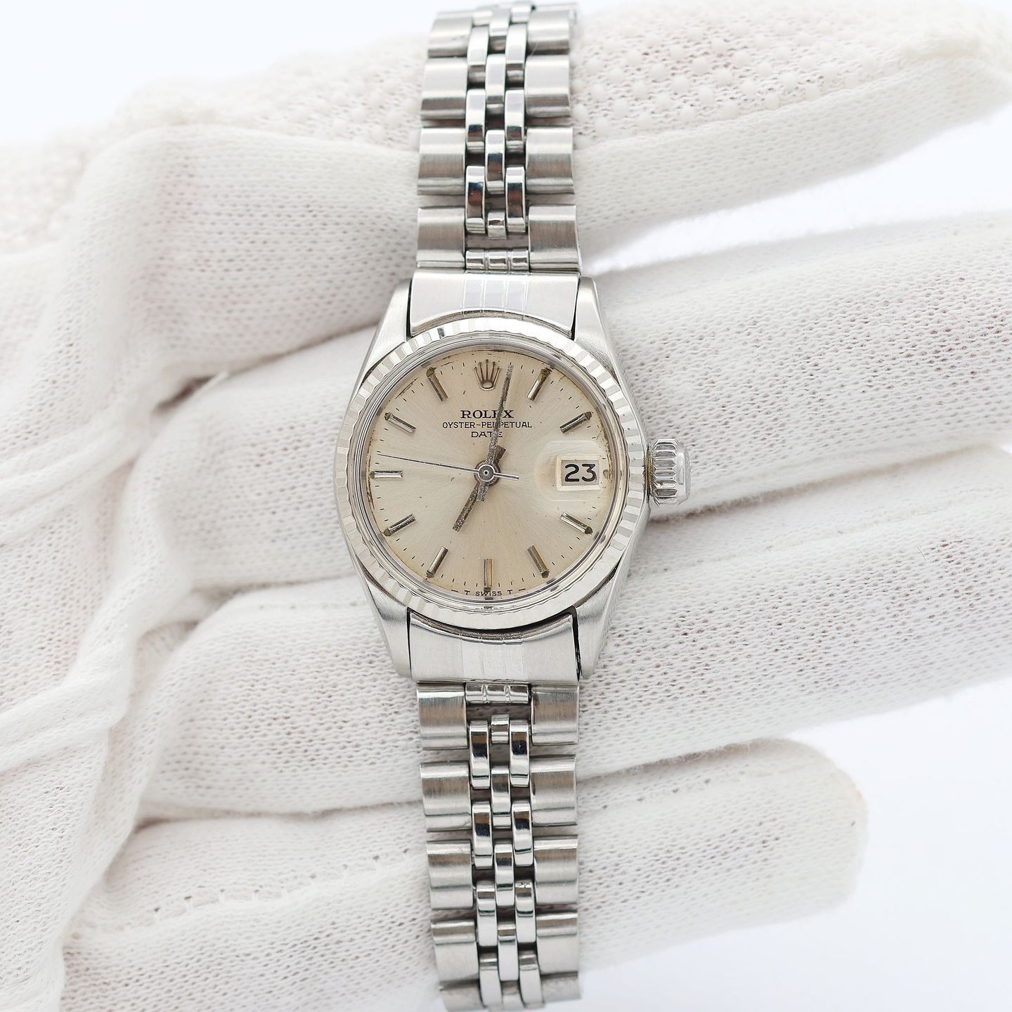 Rolex Oyster Perpetual Lady Date 6517 (Unknown (random serial)) - 26 mm (8/8)