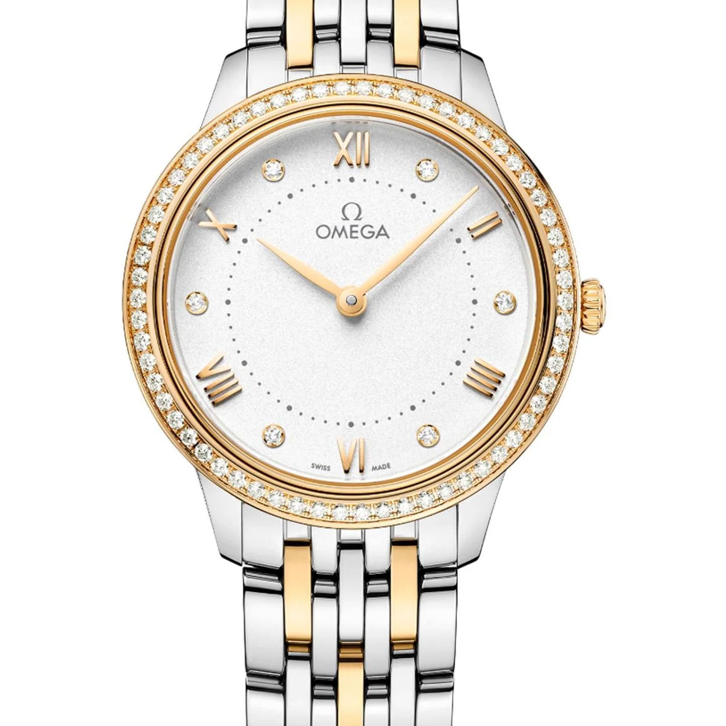 Omega De Ville Prestige 434.25.30.60.52.002 (2026) - Zilver wijzerplaat 30mm Goud/Staal (1/1)