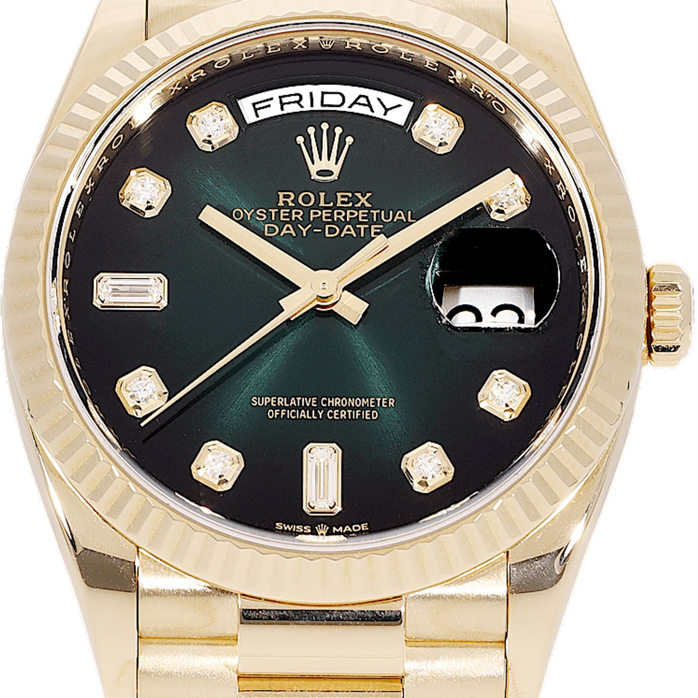 Rolex Day-Date 36 128238 (2019) - 36 mm Yellow Gold case (2/5)
