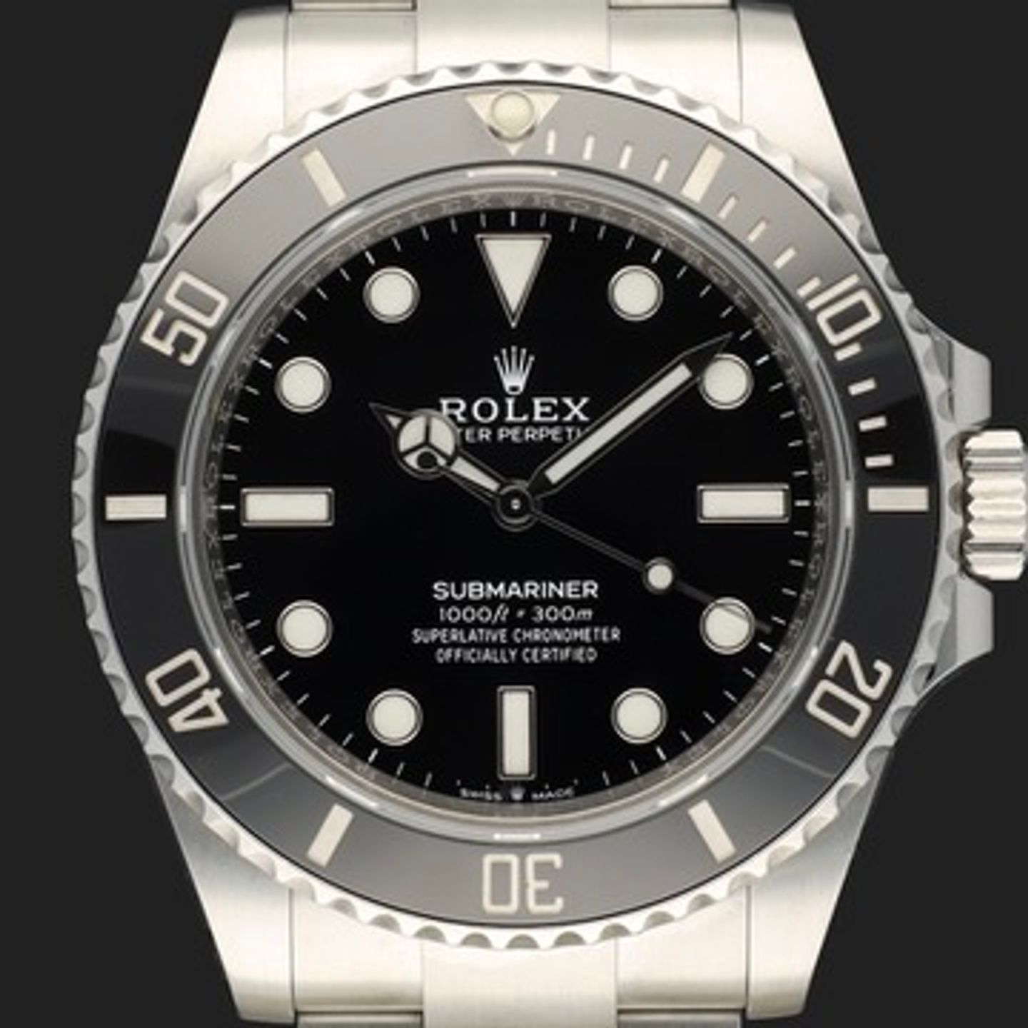Rolex Submariner No Date 124060 (2021) - Black dial 41 mm Steel case (2/8)