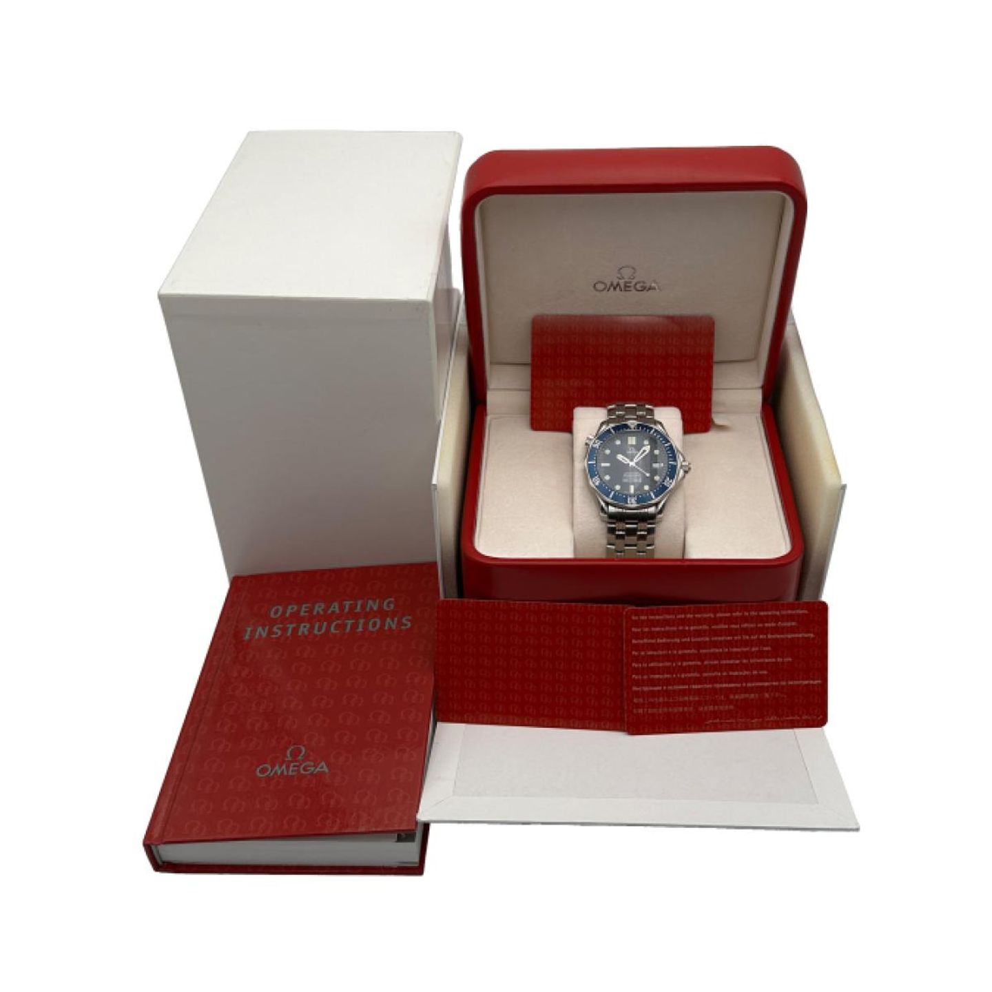 Omega Seamaster Diver 300 M 2531.80.00 (2002) - Blauw wijzerplaat 41mm Staal (5/5)