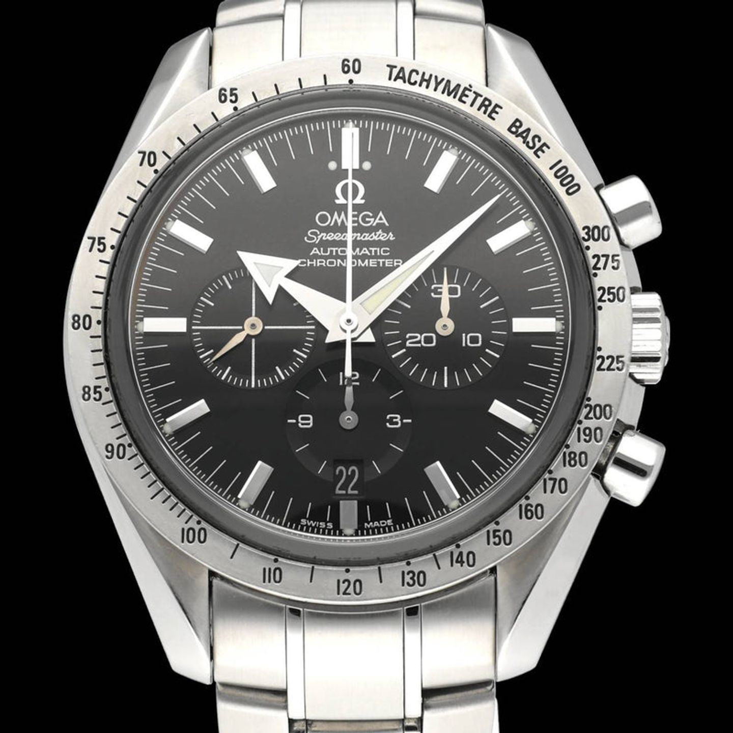 Omega Speedmaster Broad Arrow 3551.50.00 (2000) - Black dial 42 mm Steel case (1/7)