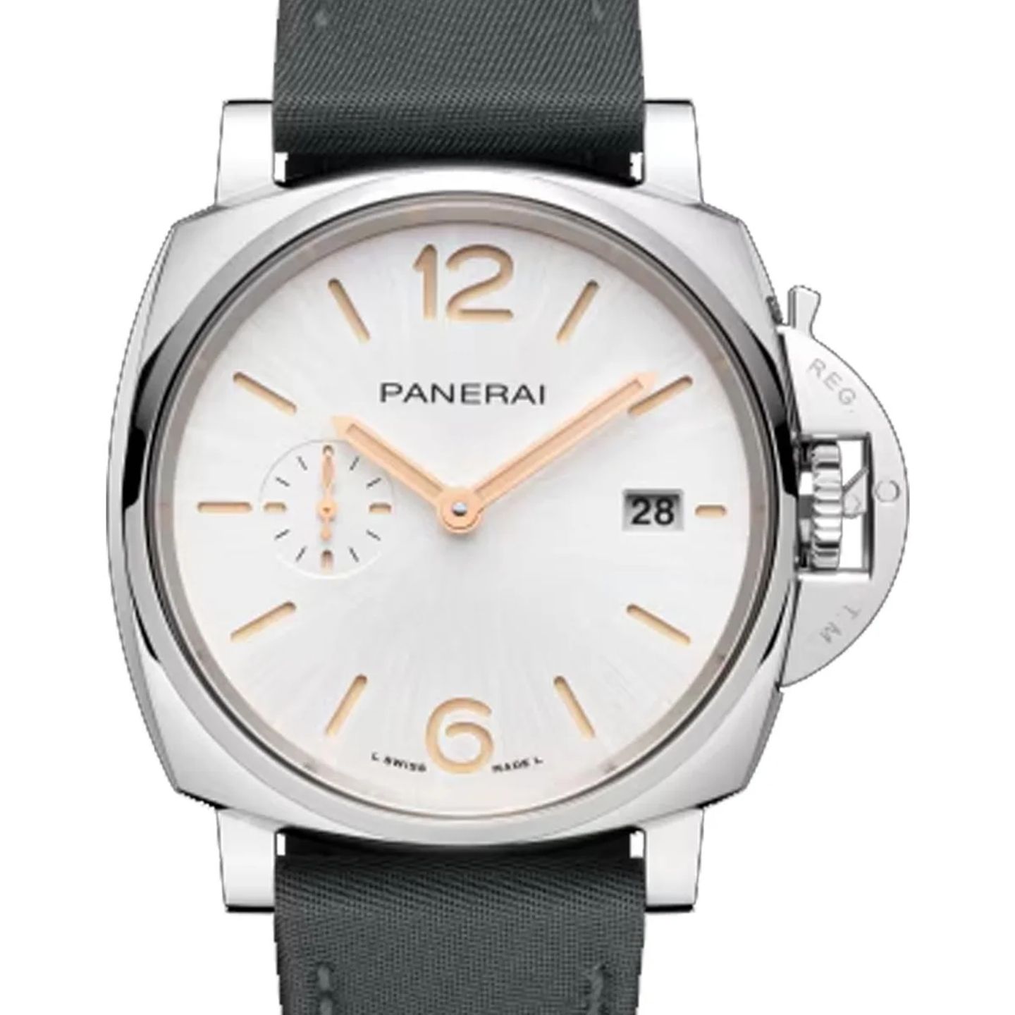 Panerai Luminor Due PAM01428 (2026) - Wit wijzerplaat 42mm Staal (1/1)