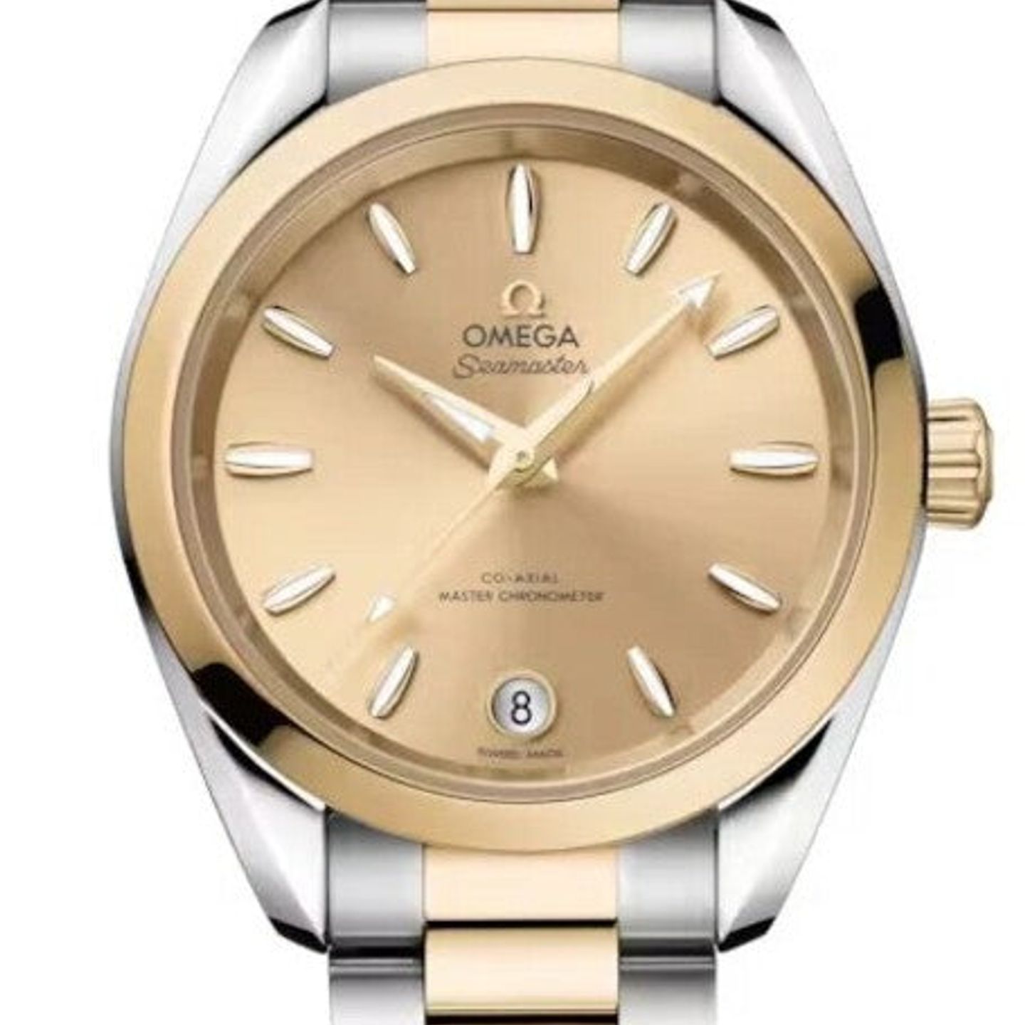 Omega Seamaster Aqua Terra 220.20.34.20.08.001 (2026) - Yellow dial 34 mm Gold/Steel case (1/1)