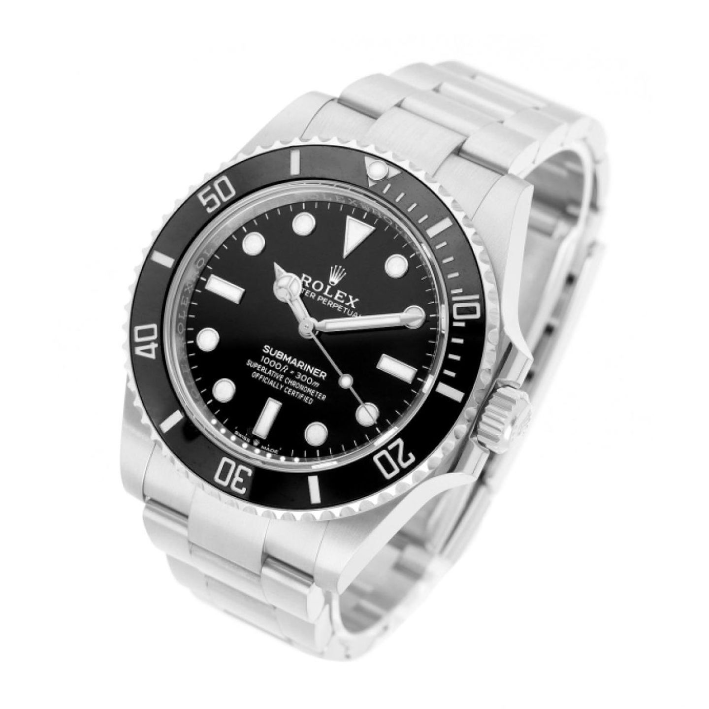 Rolex Submariner No Date 124060 (2026) - Zwart wijzerplaat 41mm Staal (2/5)