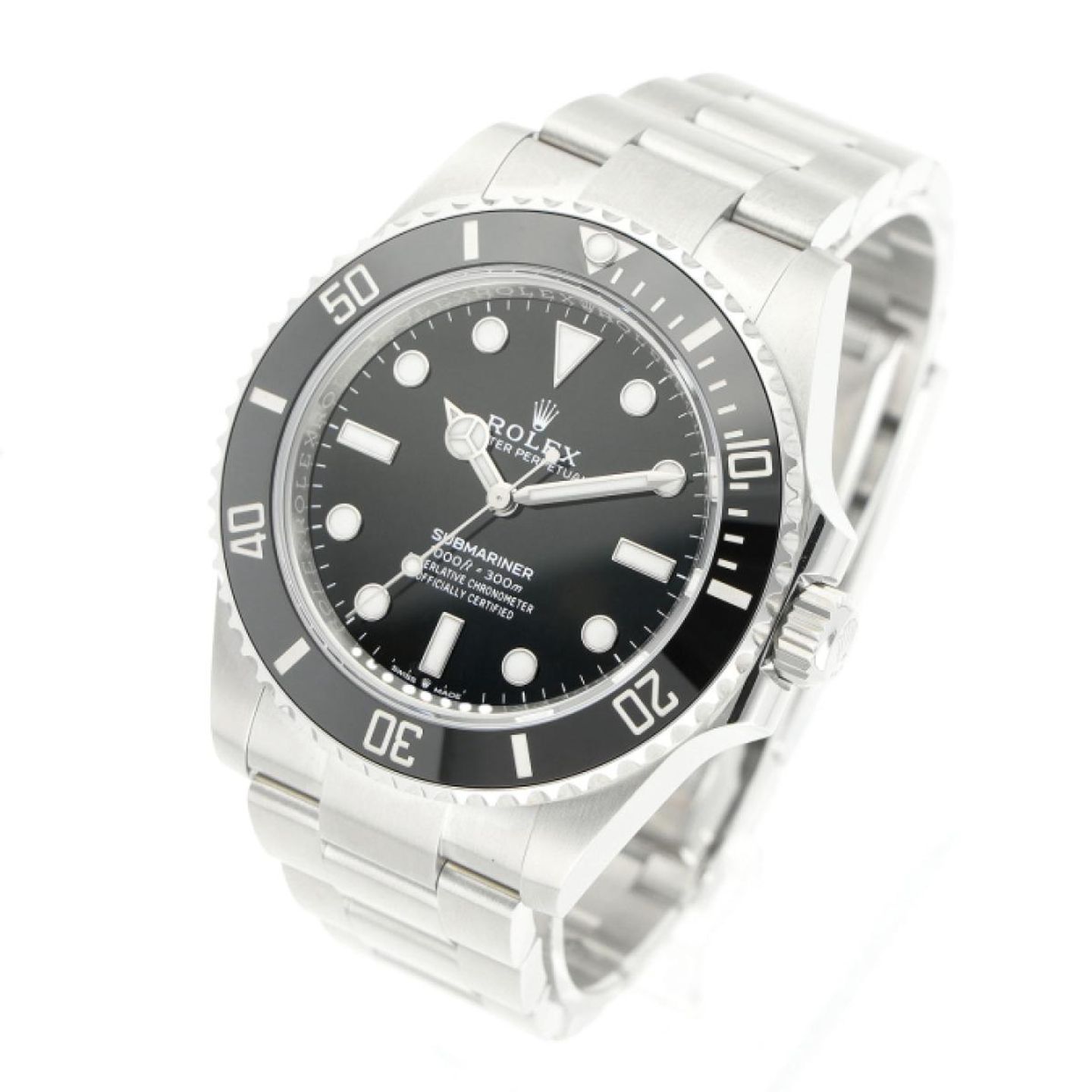 Rolex Submariner No Date 124060 (2025) - Zwart wijzerplaat 41mm Staal (3/5)