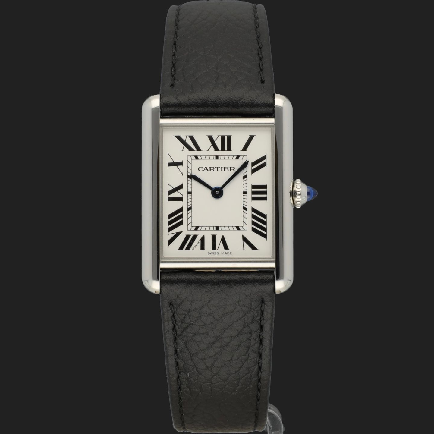 Cartier Tank WSTA0041 (2024) - Wit wijzerplaat 34mm Staal (3/8)