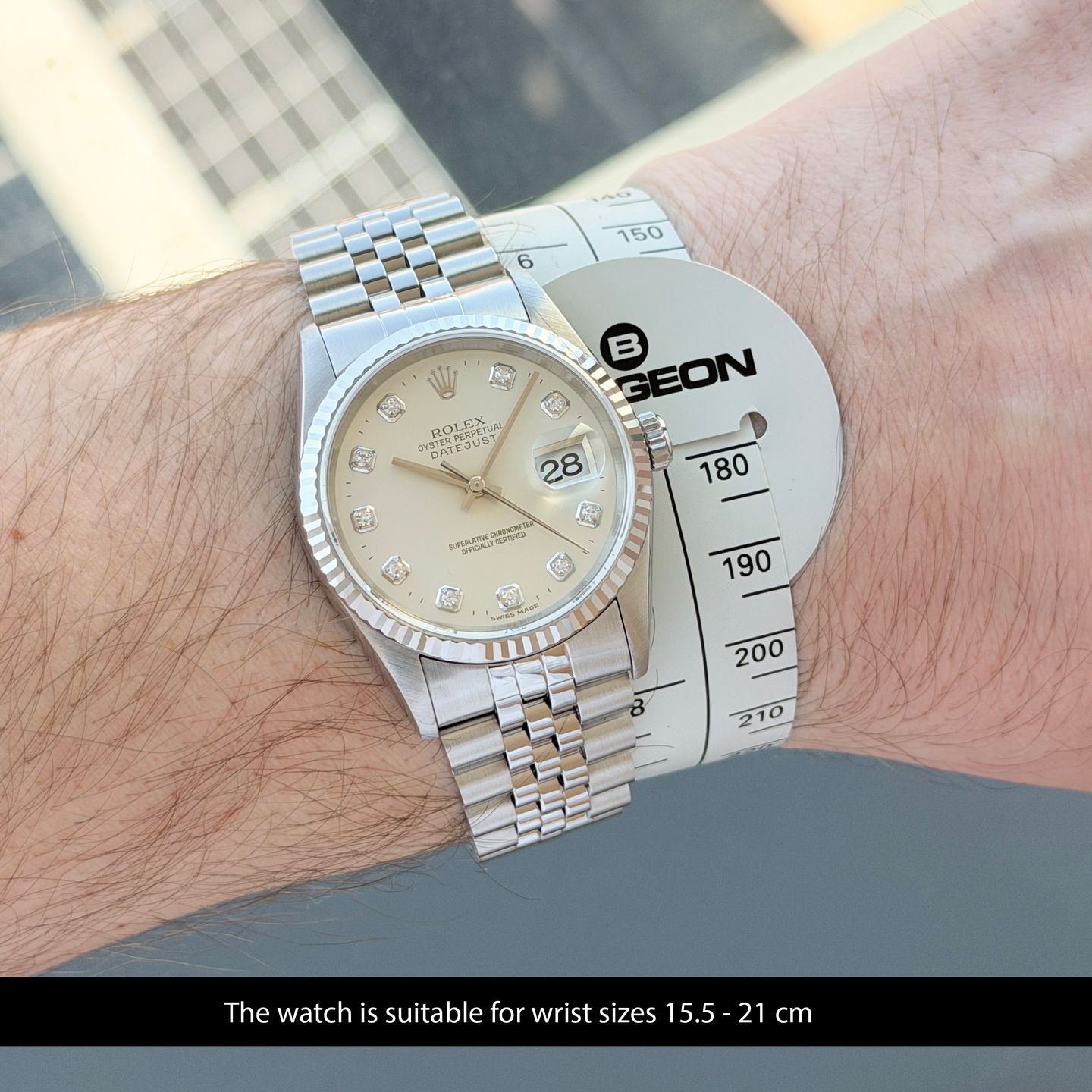 Rolex Datejust 36 16234 (1996) - 36 mm Steel case (2/8)