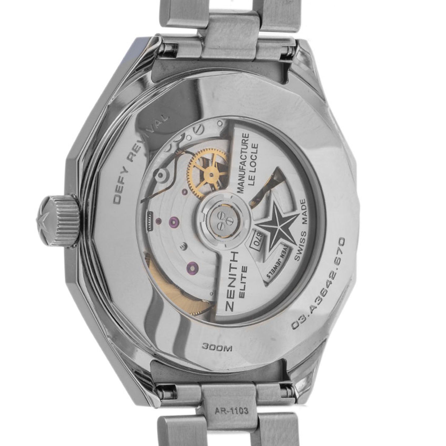 Zenith Defy 03.A3642.670/3691.M3642 (2024) - Red dial 37 mm Steel case (6/7)