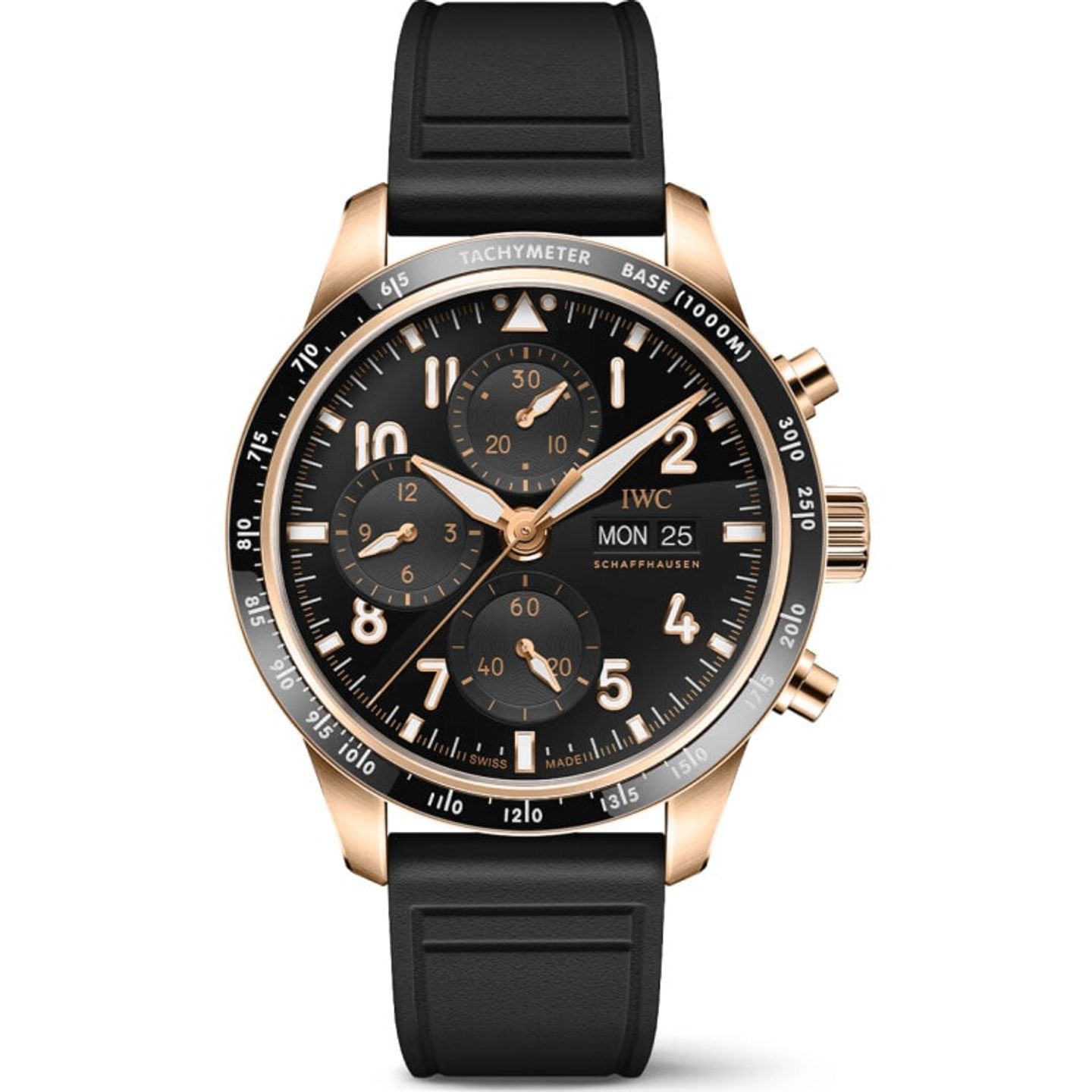 IWC Pilot Chronograph IW388309 (2025) - Black dial 43 mm Red Gold case (1/1)