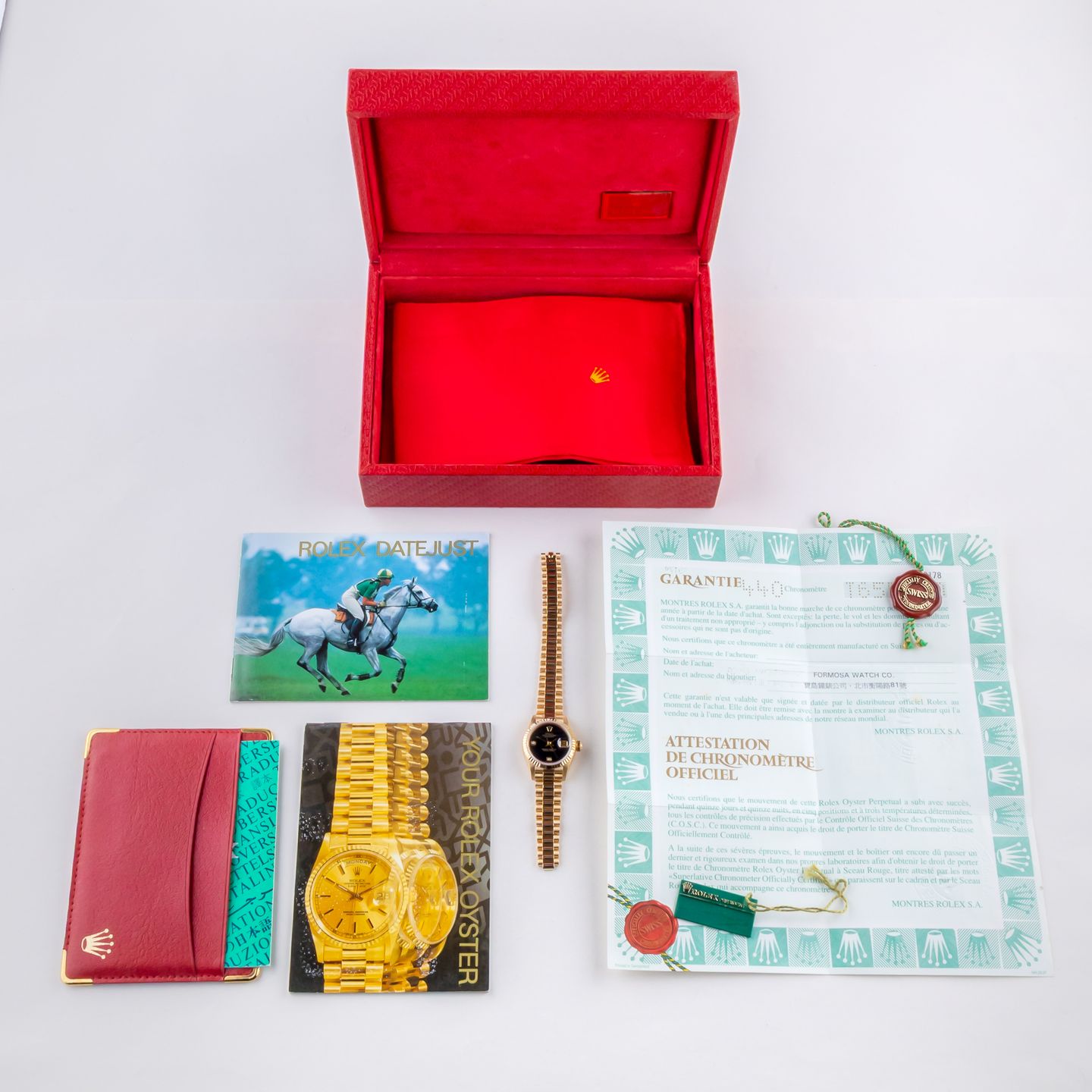 Rolex Lady-Datejust 69178 (1996) - 26 mm Yellow Gold case (8/8)