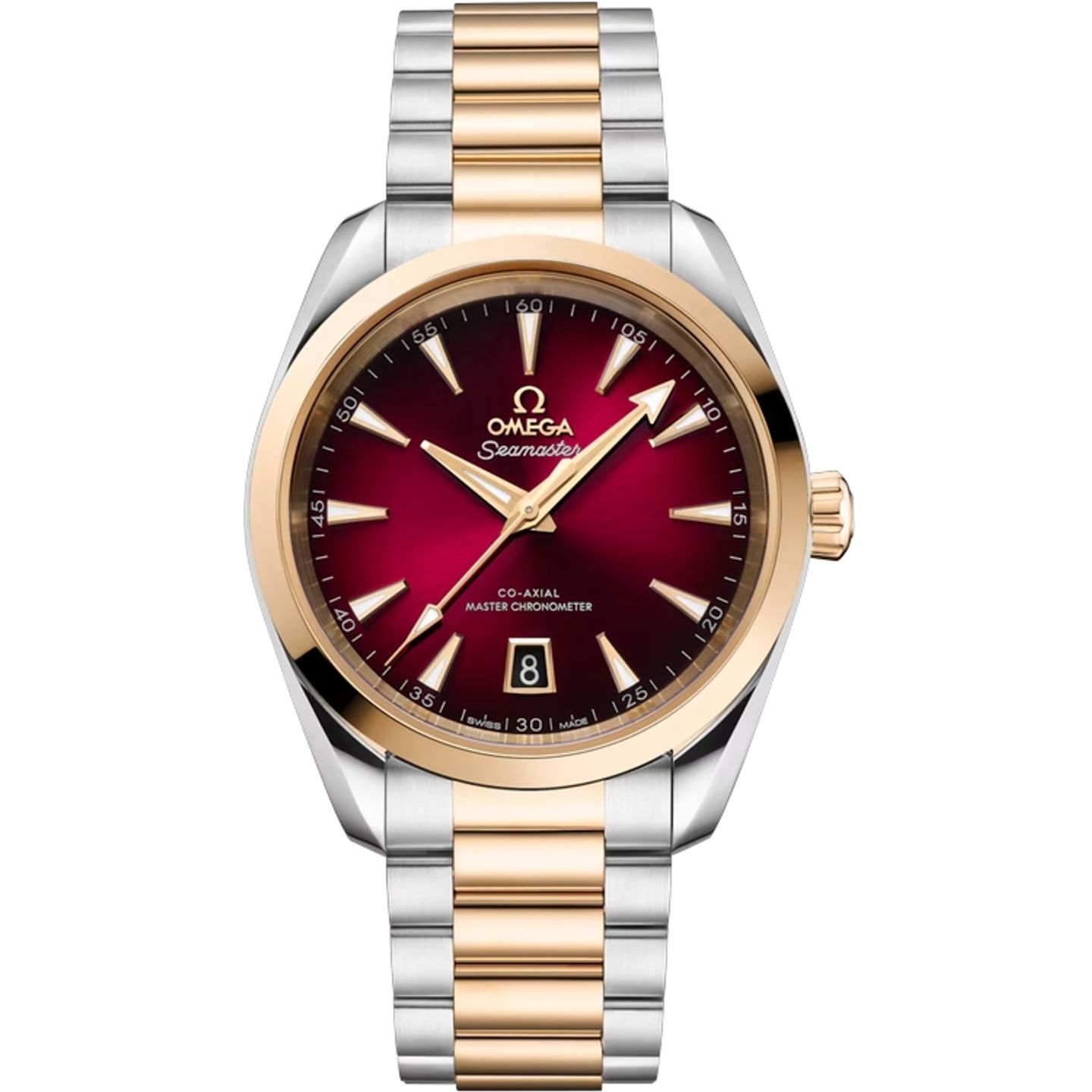 Omega Seamaster Aqua Terra 220.20.38.20.10.002 (2025) - Red dial 38 mm Steel case (1/1)