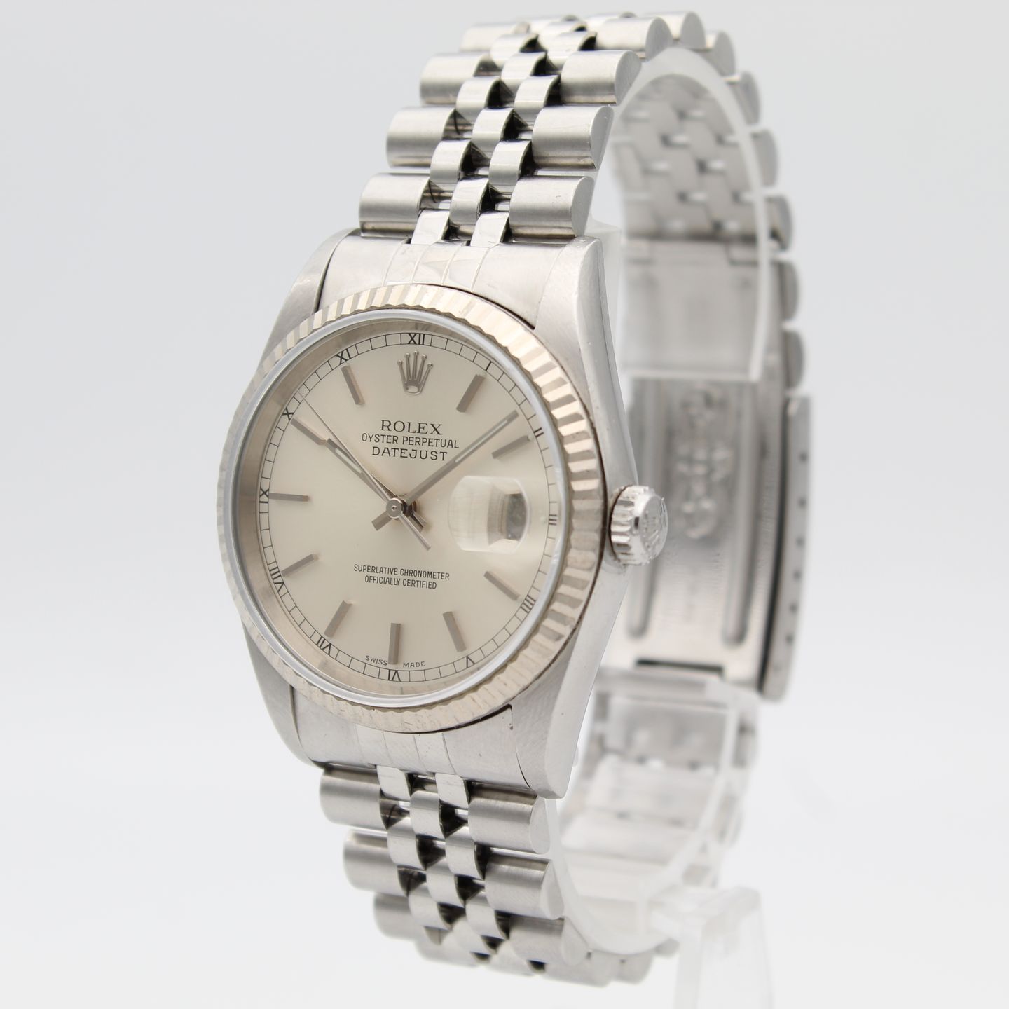 Rolex Datejust 36 16234 (2000) - Silver dial 36 mm Steel case (2/8)