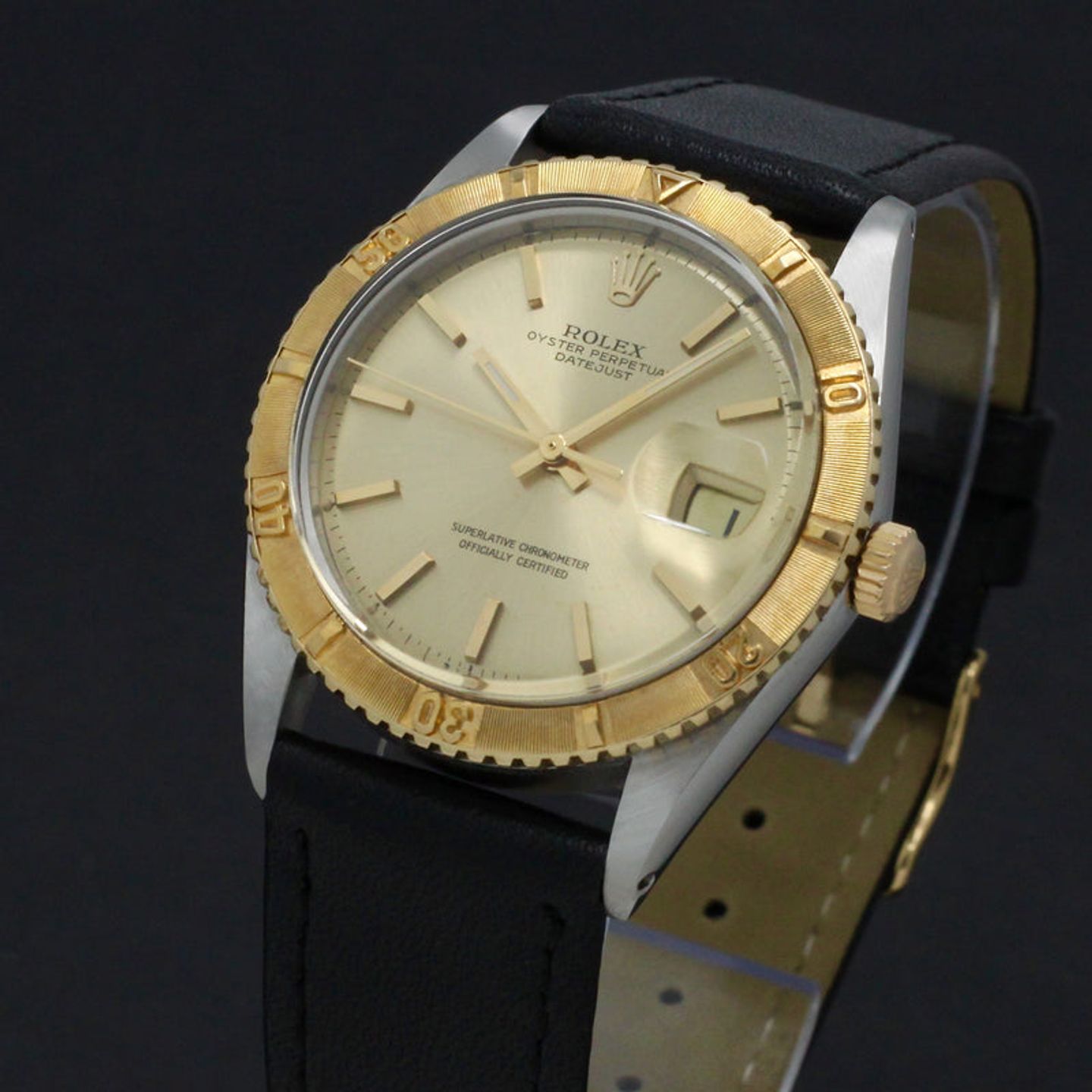 Rolex Datejust Turn-O-Graph 1625 (1966) - Goud wijzerplaat 36mm Goud/Staal (6/7)