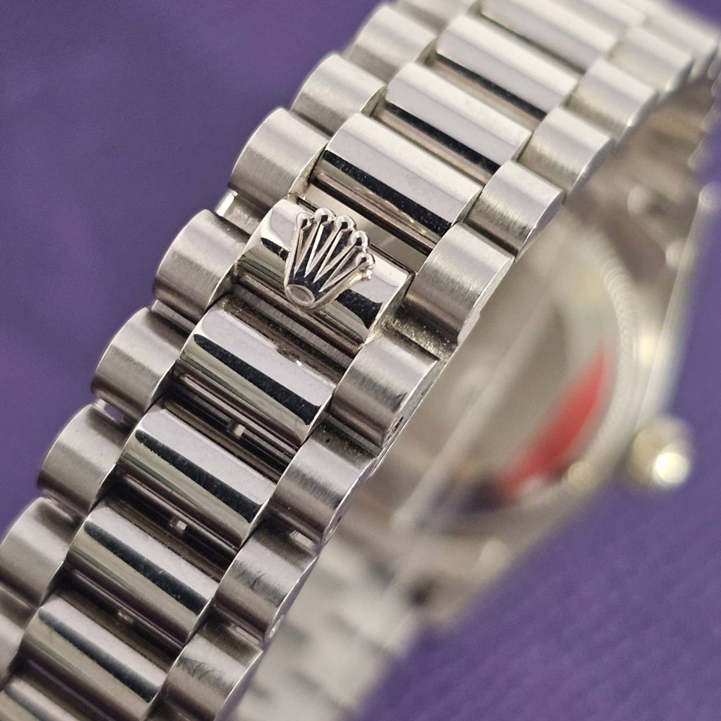 Rolex Datejust 31 68279 (1995) - Silver dial 31 mm White Gold case (6/6)