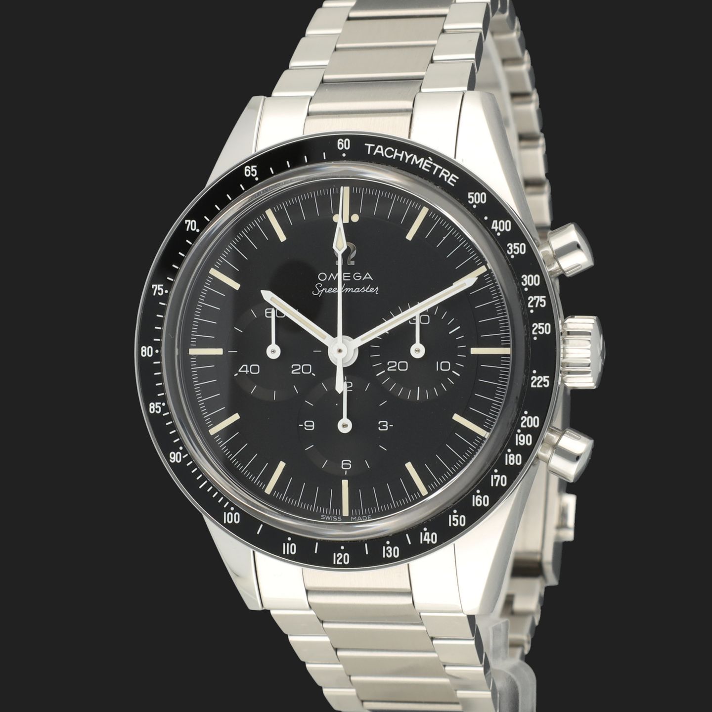 Omega Speedmaster Professional Moonwatch 311.30.40.30.01.001 (2023) - Black dial 40 mm Steel case (1/8)