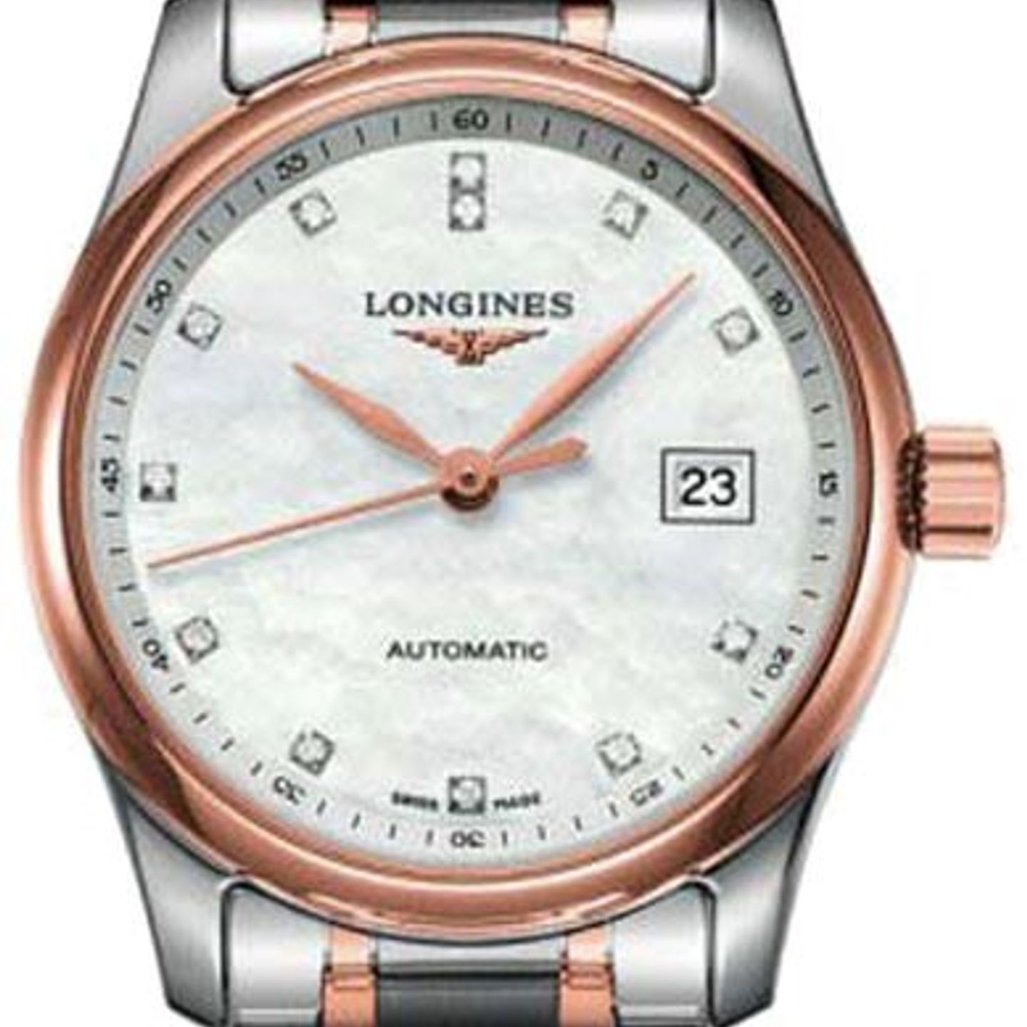 Longines Master Collection L2.257.5.89.7 (2026) - Pearl dial 29 mm Gold/Steel case (1/1)