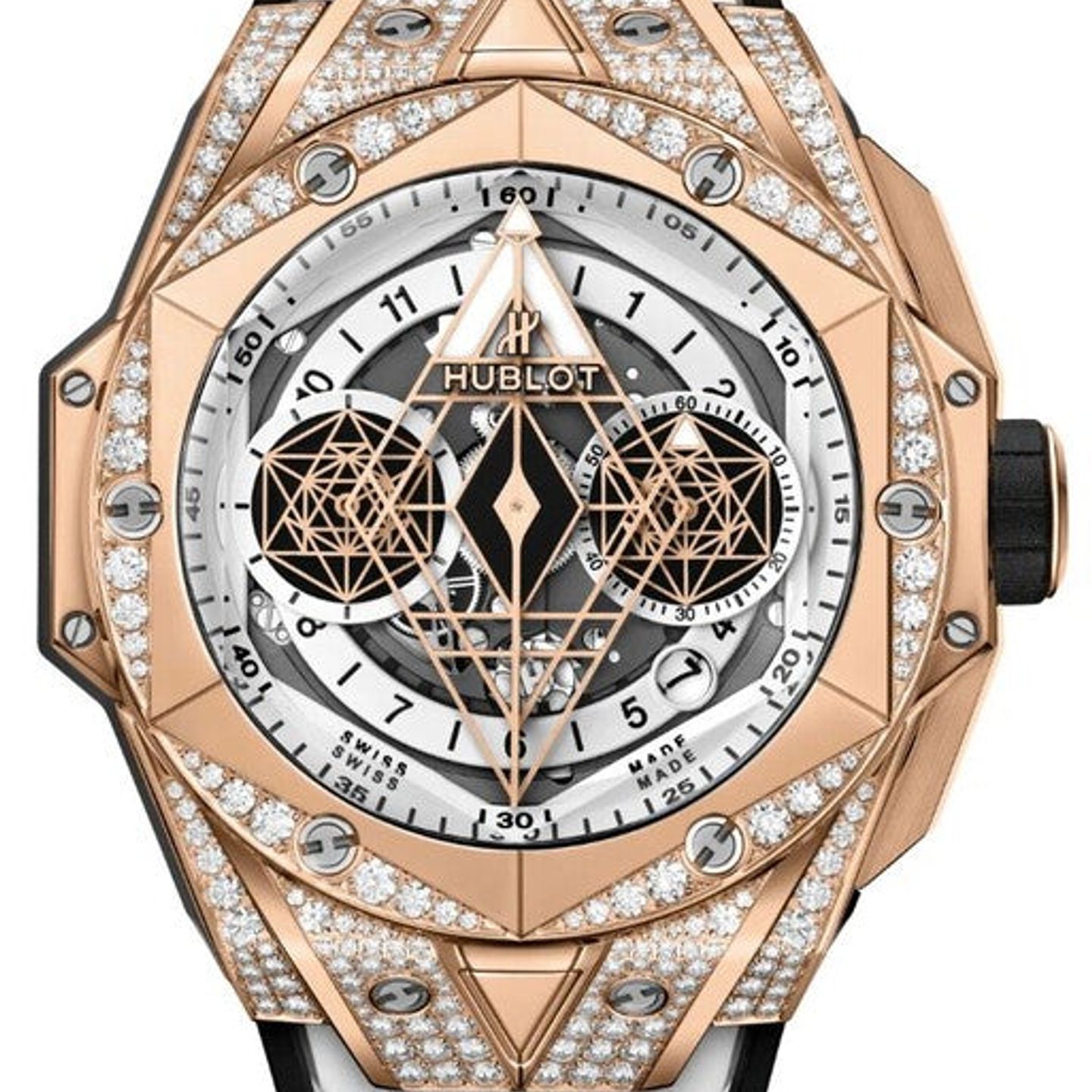 Hublot Big Bang Sang Bleu 418.OX.2001.RX.1604.MXM20 (2026) - White dial 45 mm Rose Gold case (1/1)