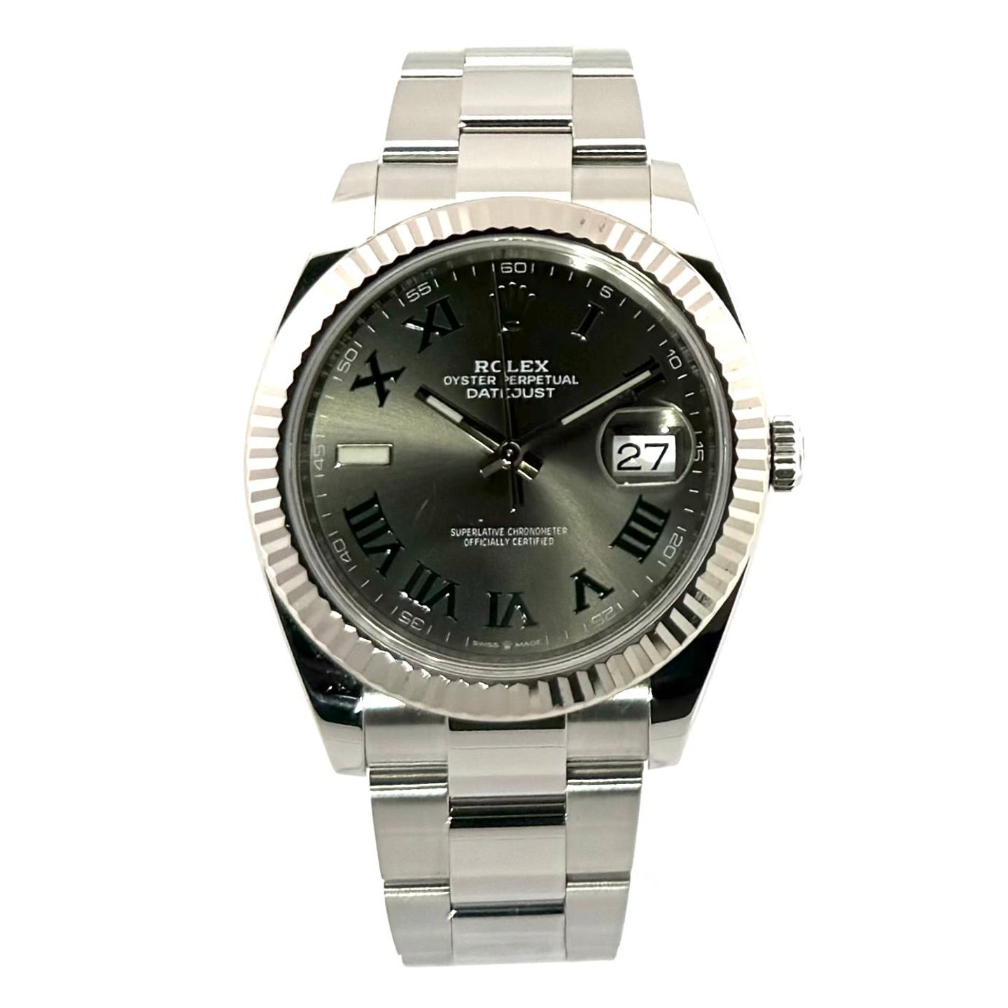 Rolex Datejust 41 126334 (2019) - Blauw wijzerplaat 41mm Staal (1/7)