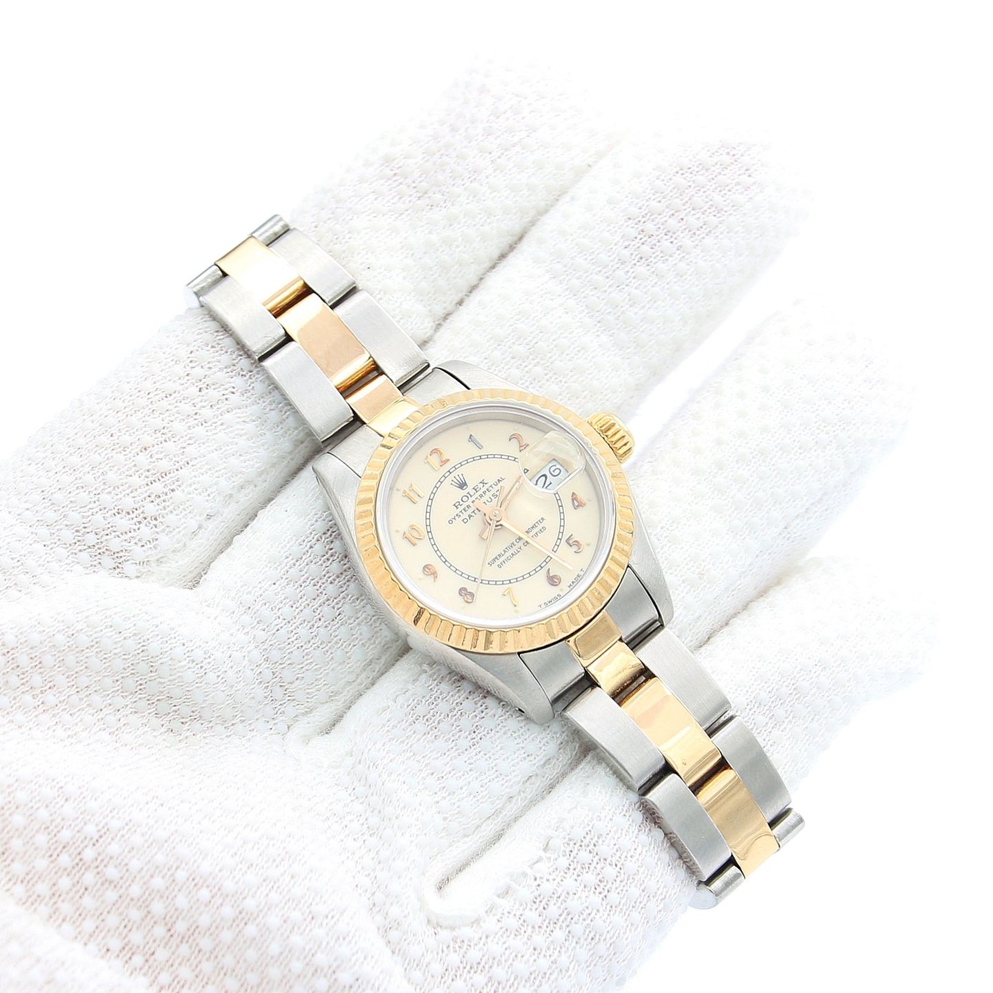 Rolex Lady-Datejust 69173 (Unknown (random serial)) - 26 mm Gold/Steel case (5/8)