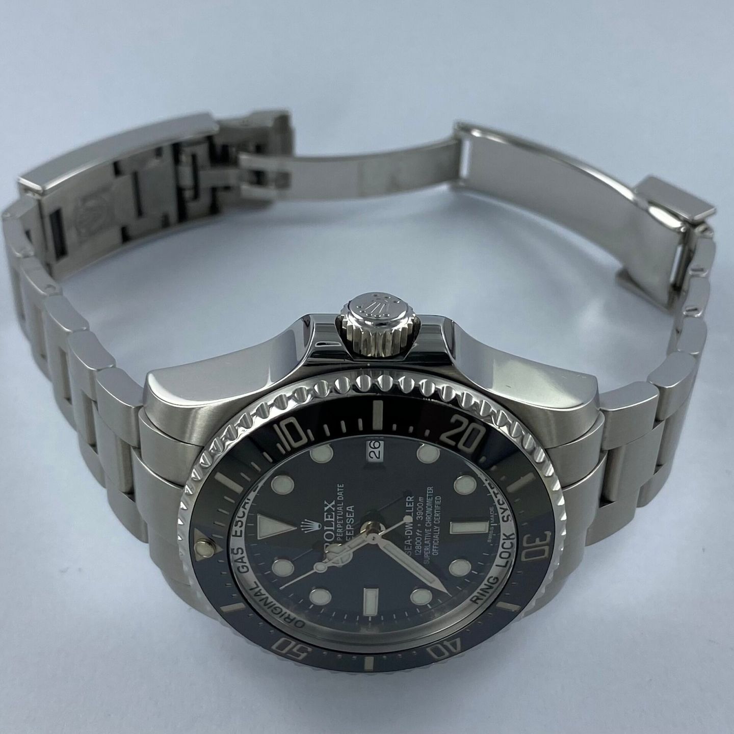 Rolex Sea-Dweller Deepsea 116660 (2012) - Zwart wijzerplaat 44mm Staal (2/6)