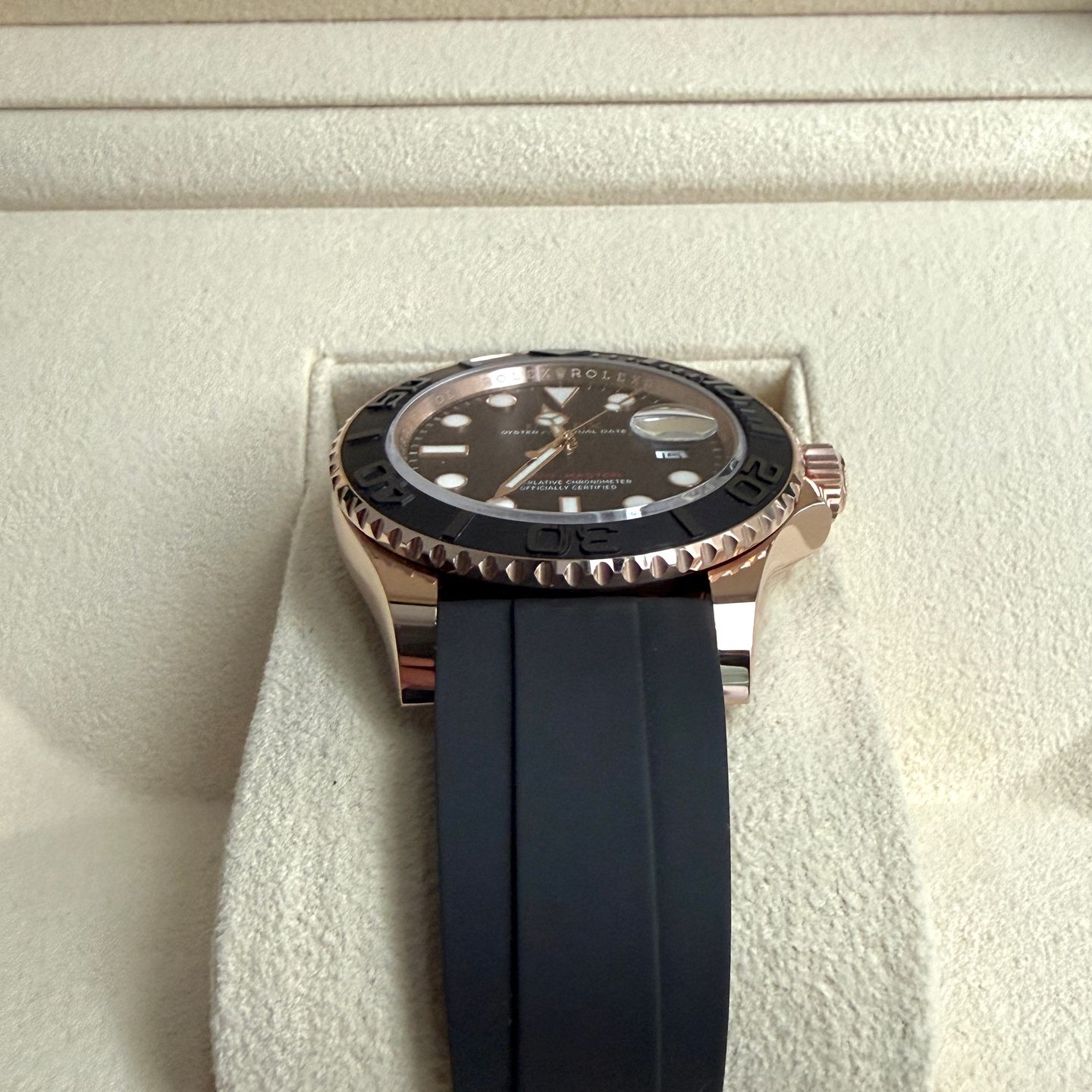 Rolex Yacht-Master 40 126655 (2025) - Black dial 40 mm Rose Gold case (15/21)