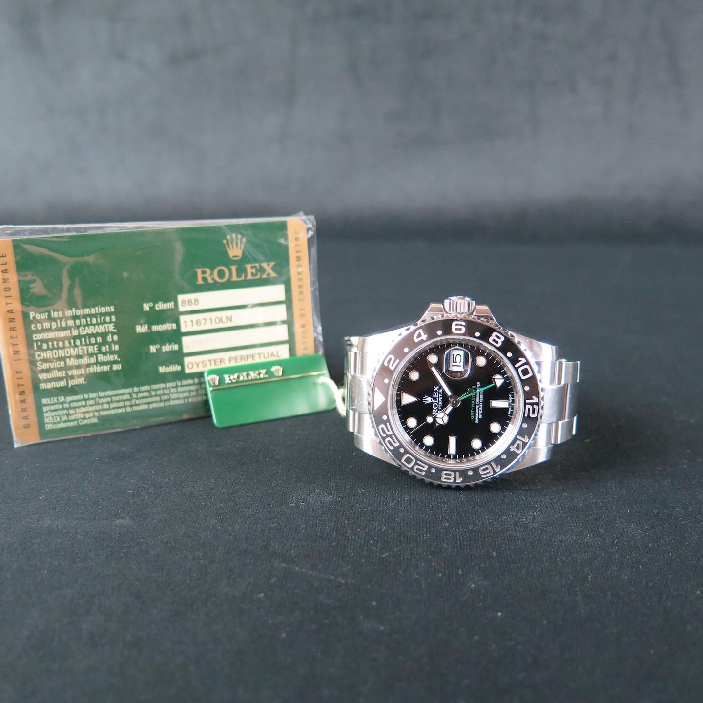 Rolex GMT-Master II 116710LN (2013) - Zwart wijzerplaat 40mm Staal (8/8)