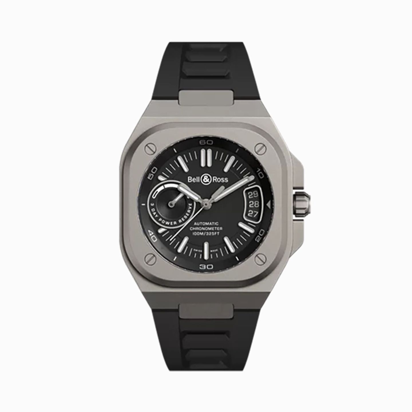 Bell & Ross Unknown BRX5R-BL-TI/SRB (2025) - Zwart wijzerplaat Titanium (1/1)