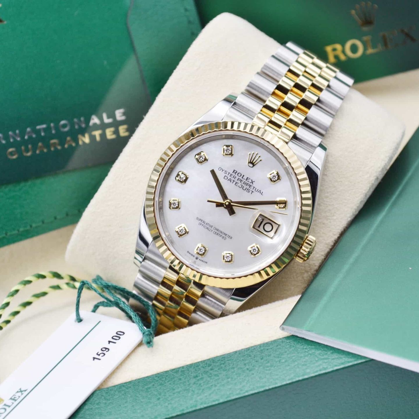 Rolex Datejust 36 126233 (2022) - 36mm Goud/Staal (7/7)