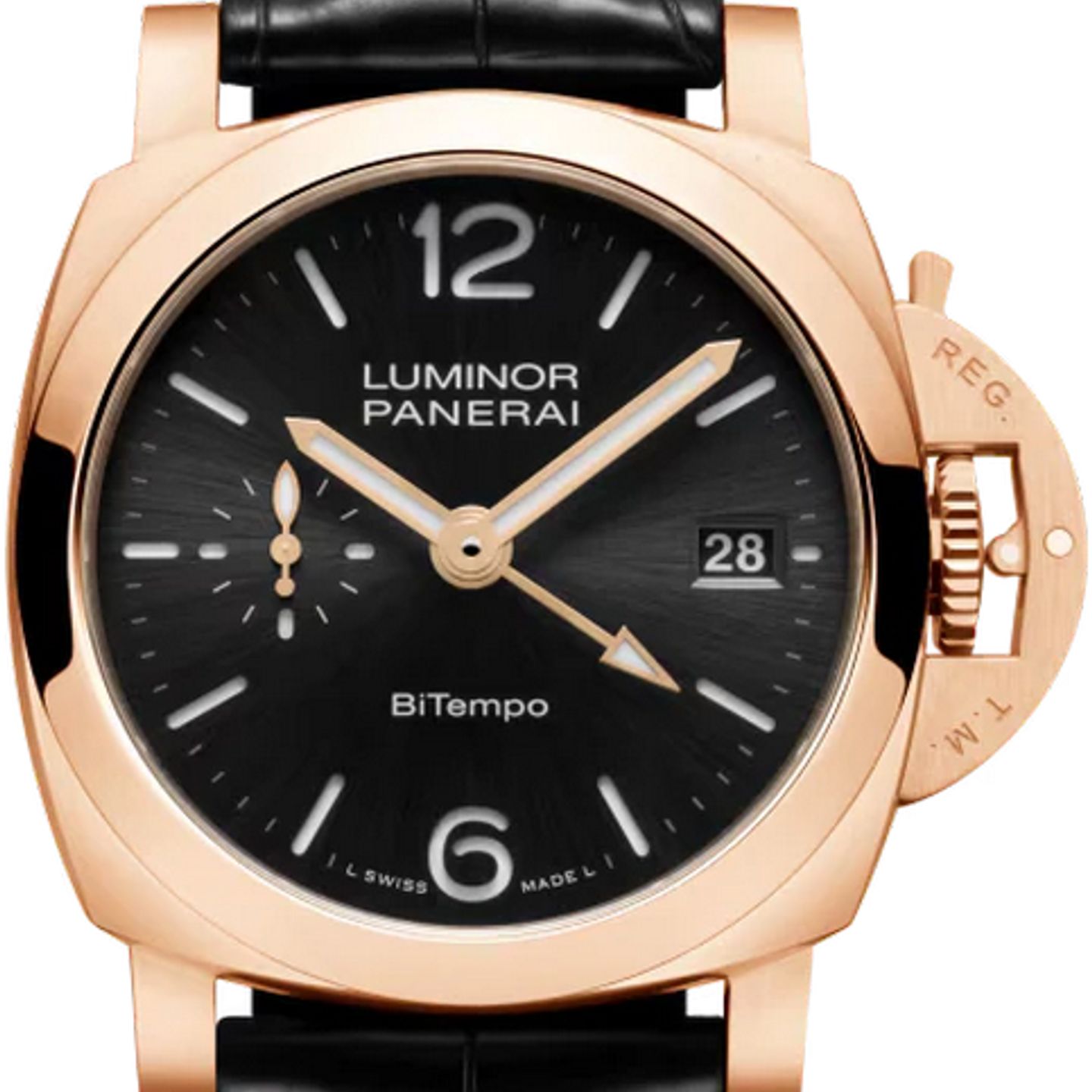 Panerai Luminor PAM01641 (2026) - Zwart wijzerplaat 40mm Roségoud (1/1)