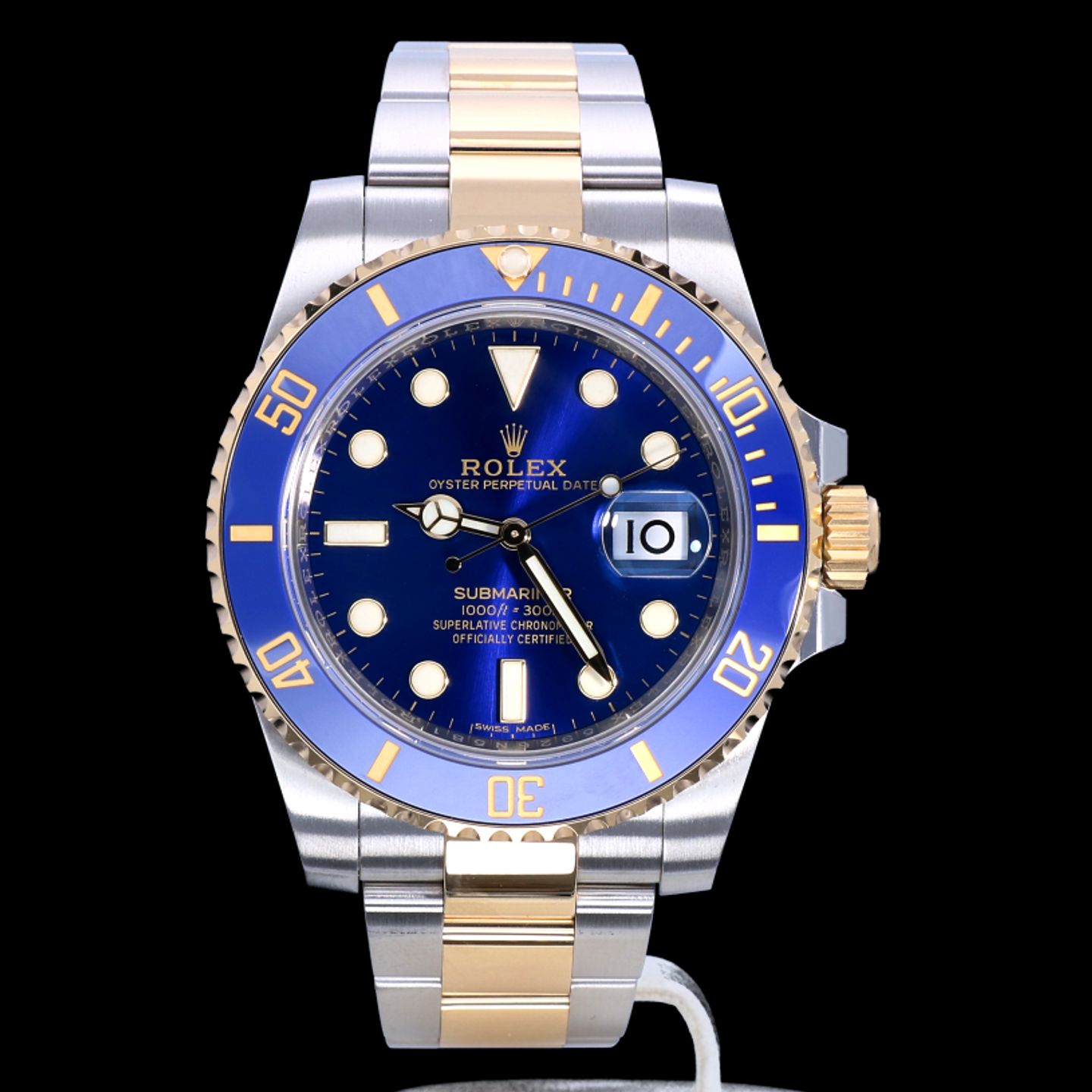 Rolex Submariner Date 116613LB (2017) - Blue dial 40 mm Gold/Steel case (6/8)