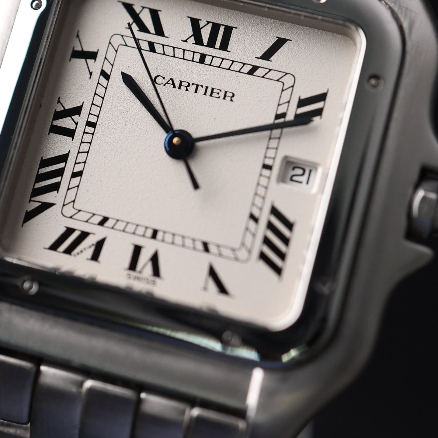 Cartier Panthère 1300 (Unknown (random serial)) - White dial 29 mm Steel case (5/5)