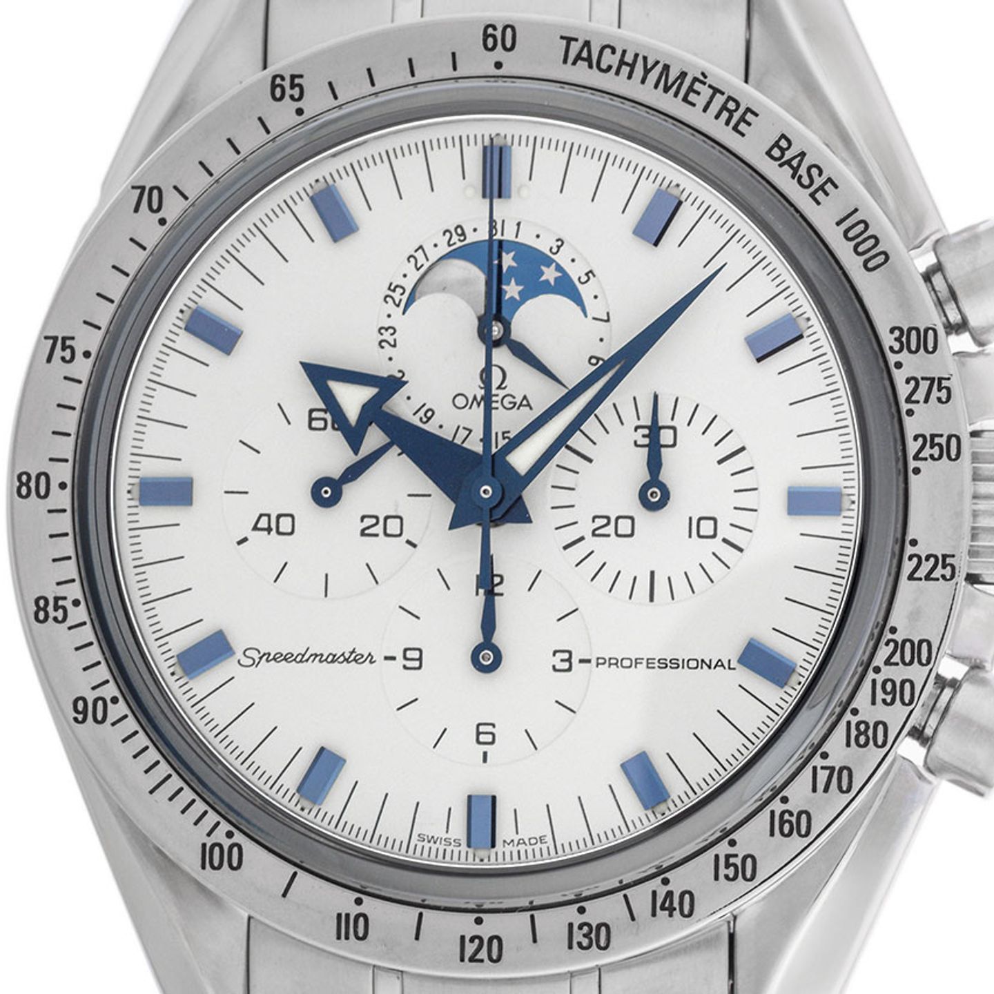 Omega Speedmaster Professional Moonwatch 3575.20.00 (1999) - White dial 42 mm Steel case (1/8)