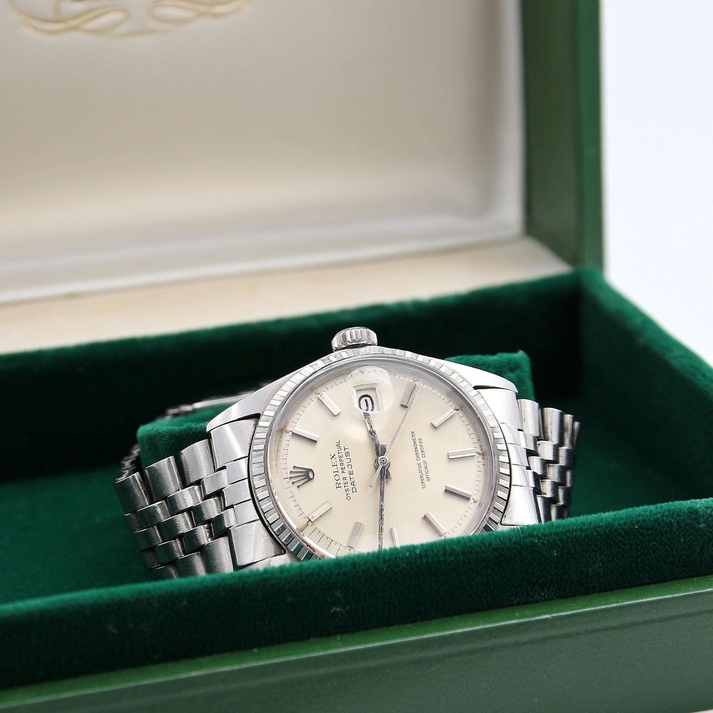 Rolex Datejust 1603 (1970) - 36mm Staal (1/8)