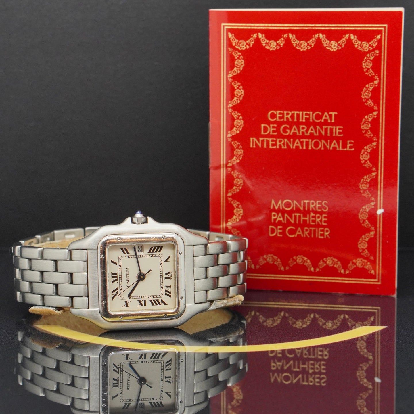 Cartier Panthère 1300 (1995) - Wit wijzerplaat 29mm Staal (5/7)